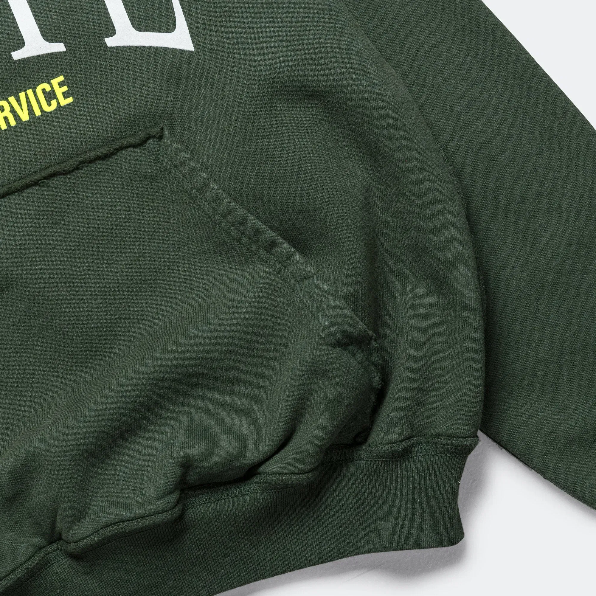 Good Art Hlywd Hooded Sweatshirt x Race Service - British Racing Green