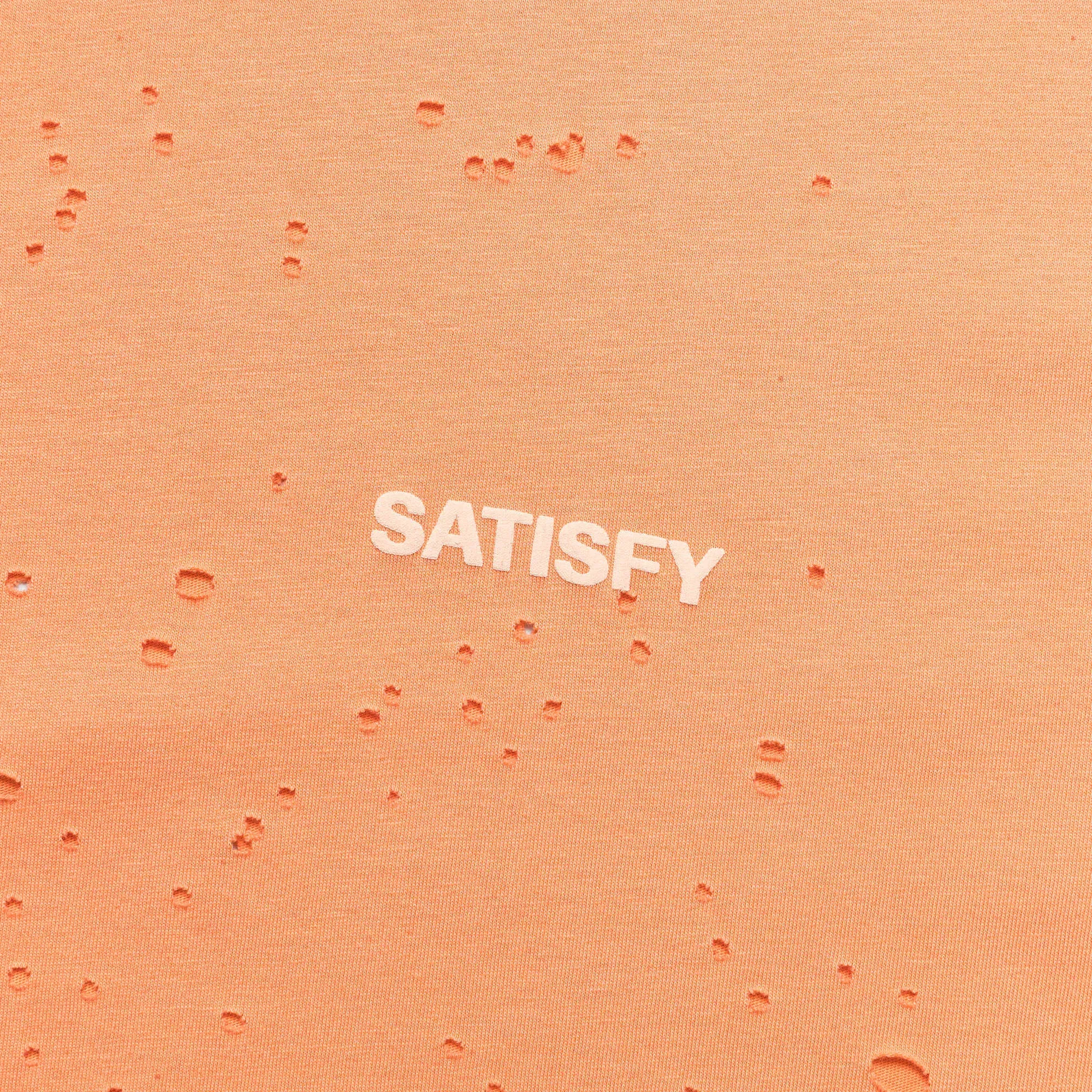 Satisfy MothTech Logo T-Shirt - Aged Dusty Orange
