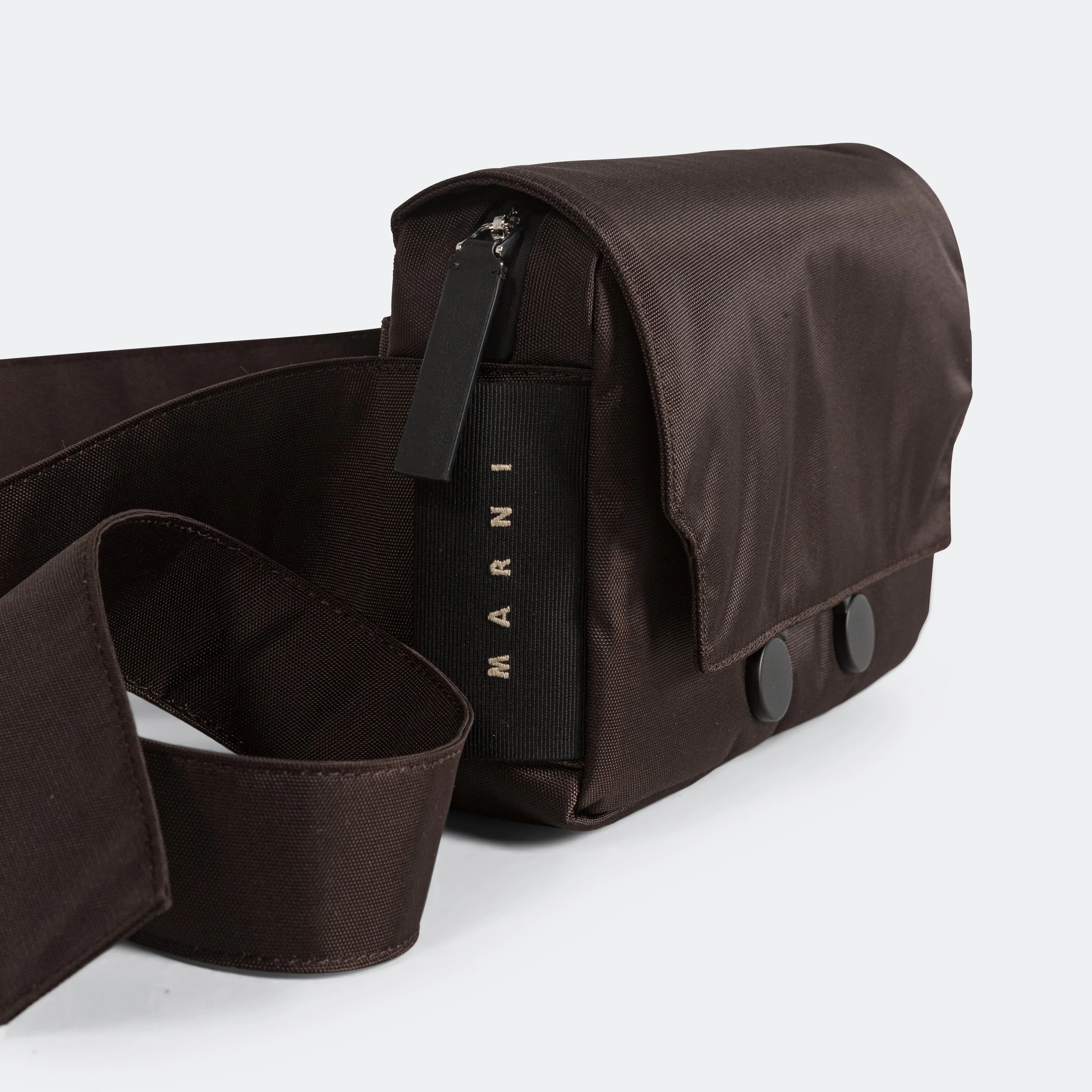 Marni Trunkaroo Bum Bag - Coffee
