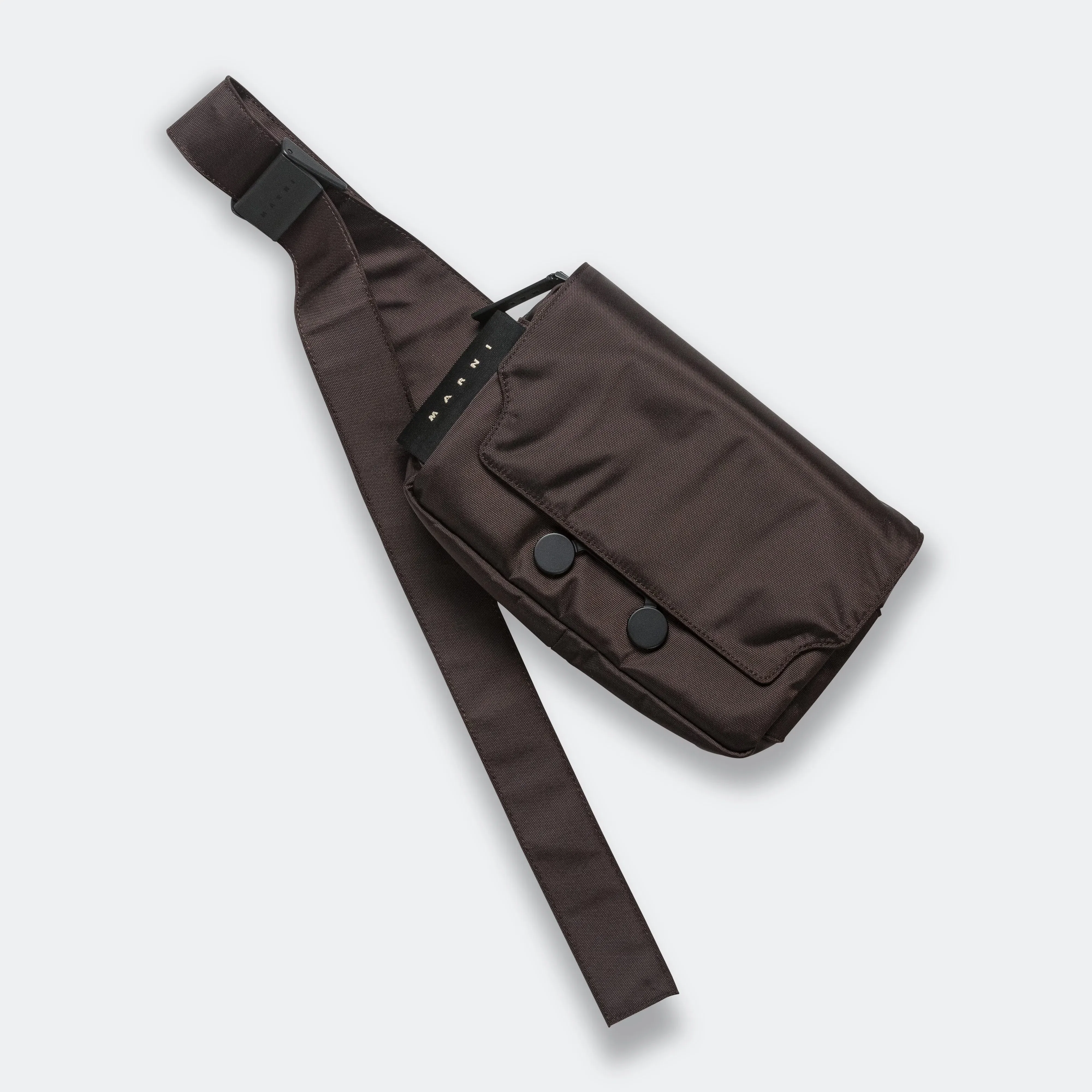 Marni Trunkaroo Bum Bag - Coffee