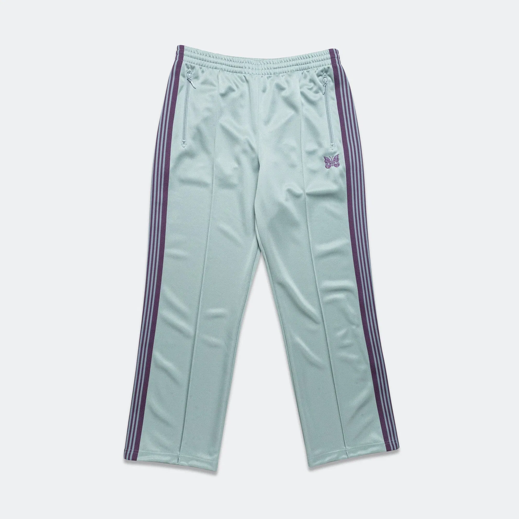 Needles Track Pant - Sax Poly Smooth