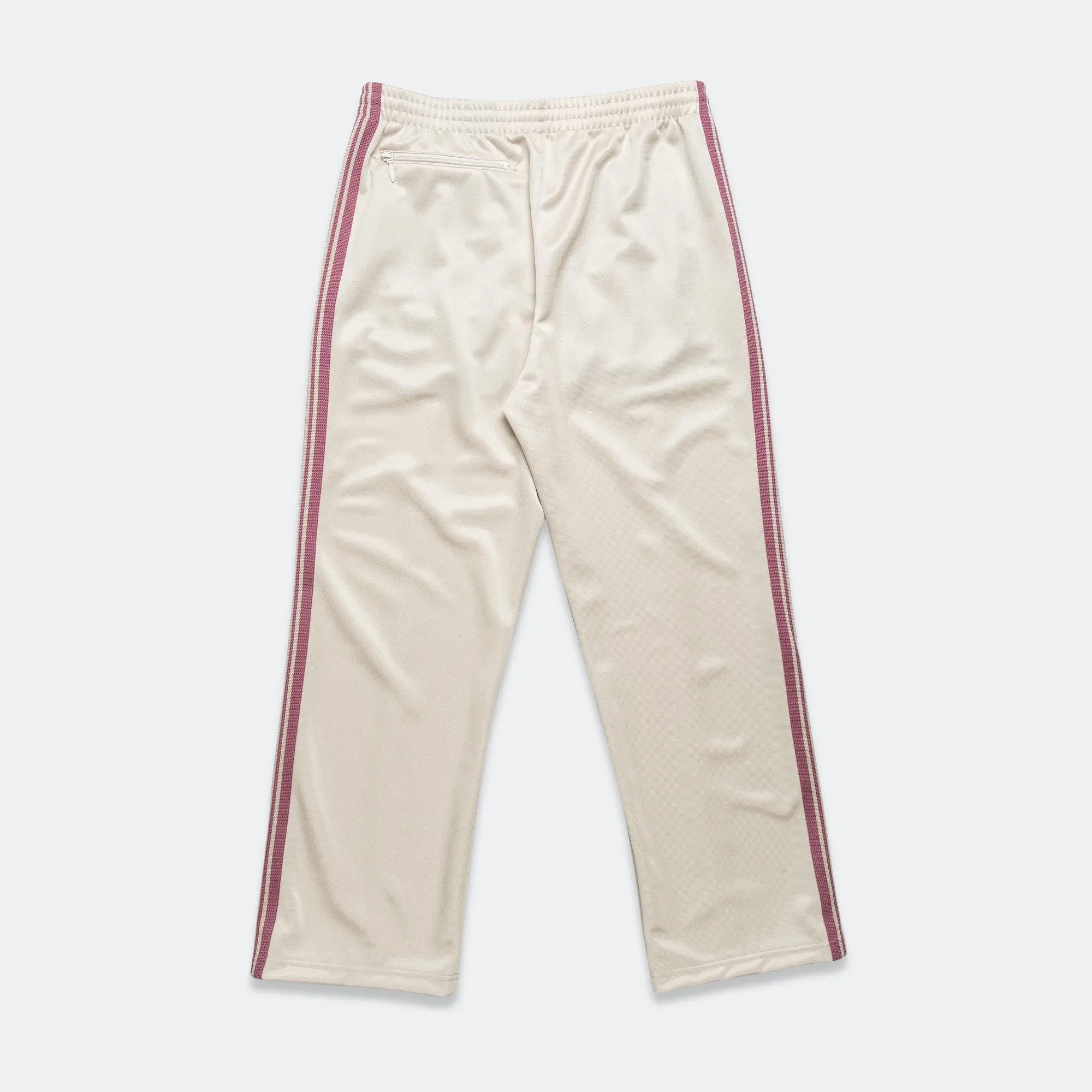 Needles Track Pant - Ivory Poly Smooth