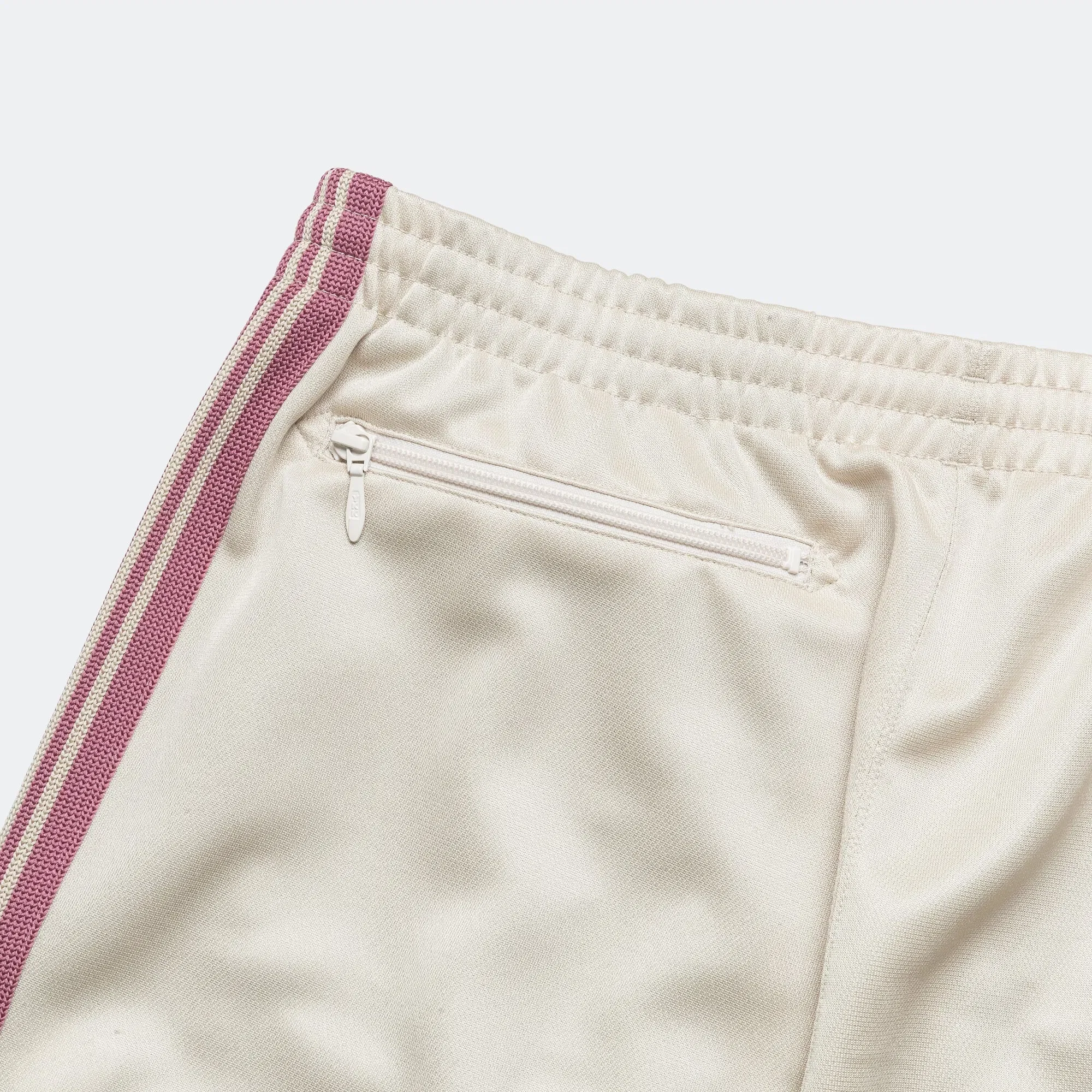 Needles Track Pant - Ivory Poly Smooth