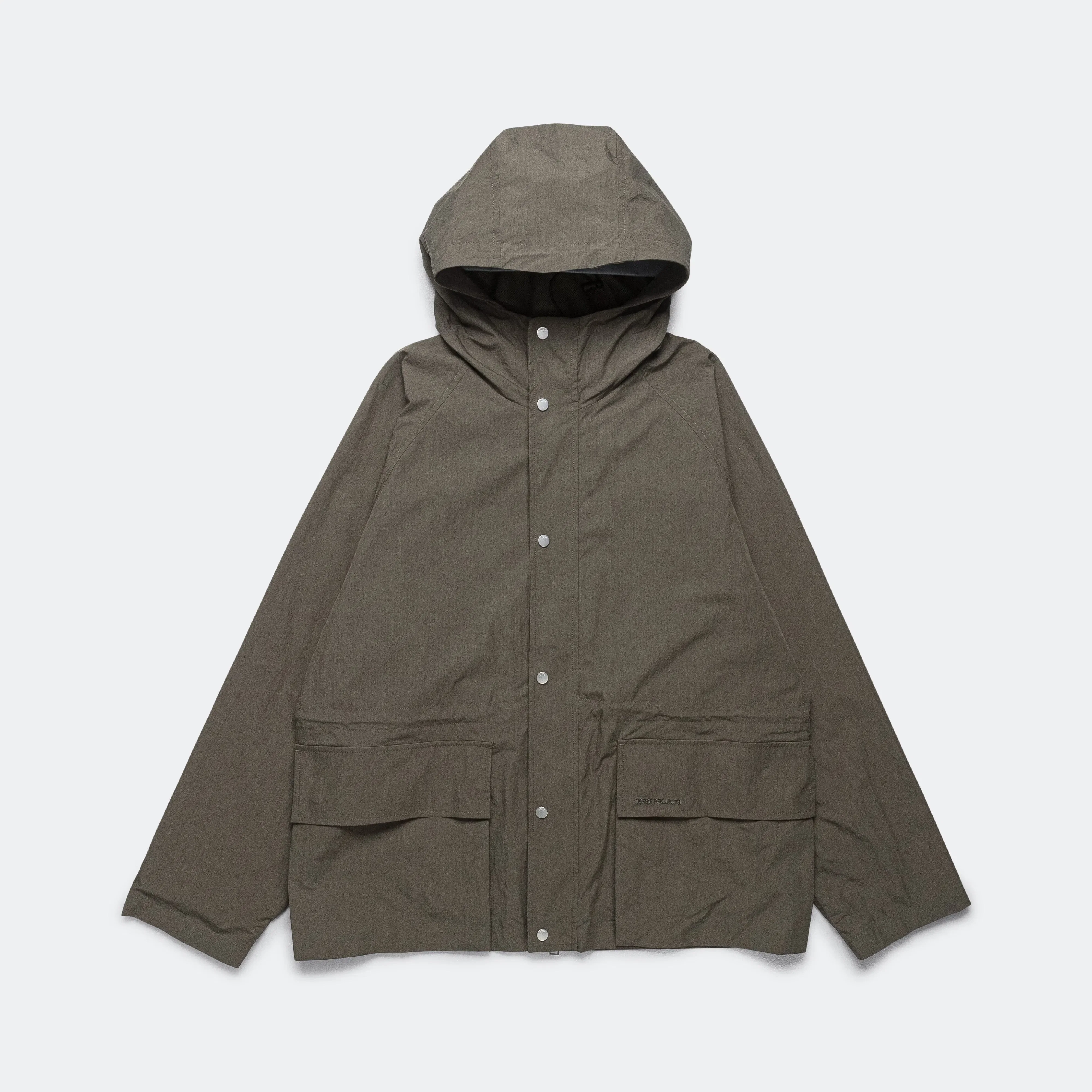 Norse Projects Herluf Tech Poplin Jacket - Ivy Green