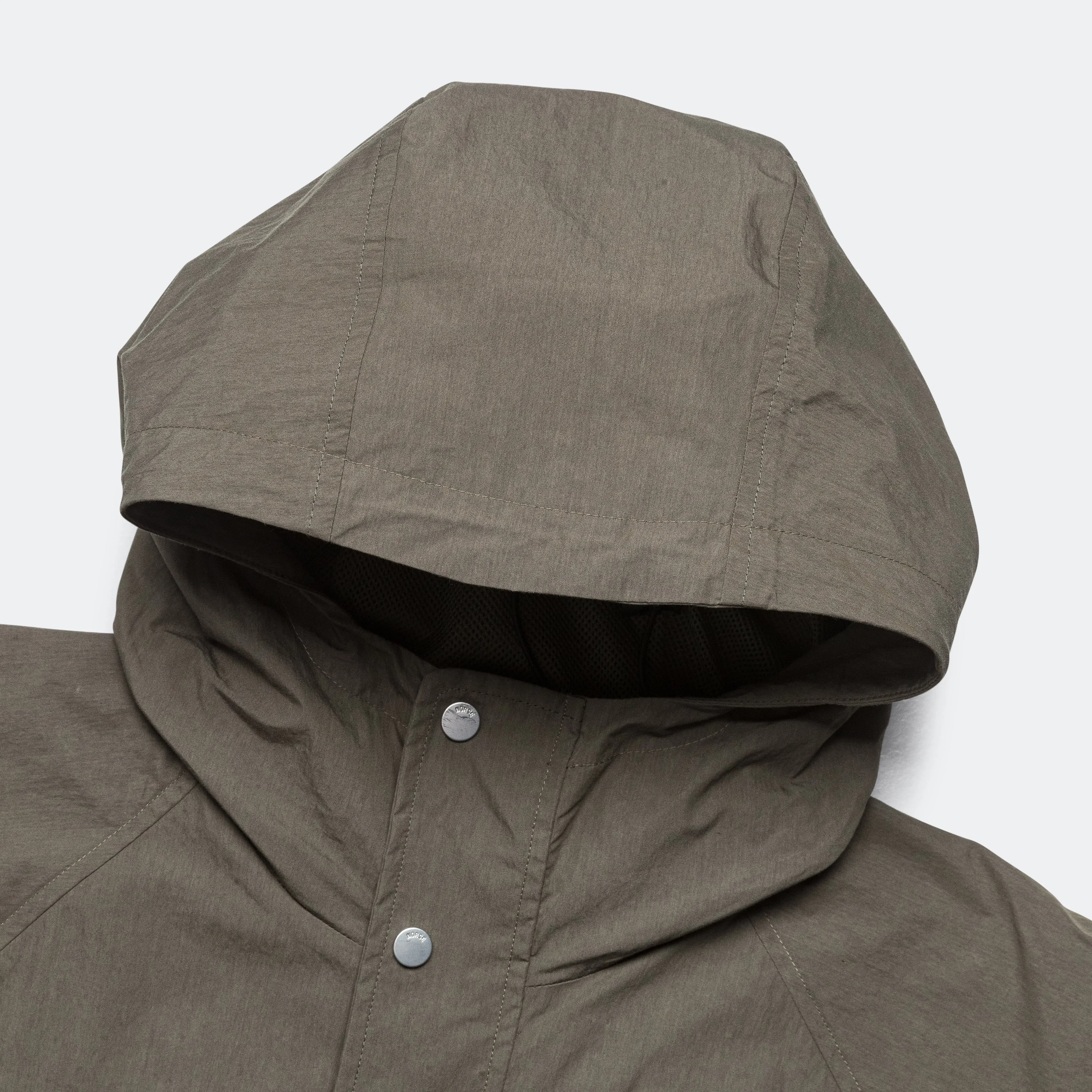 Norse Projects Herluf Tech Poplin Jacket - Ivy Green
