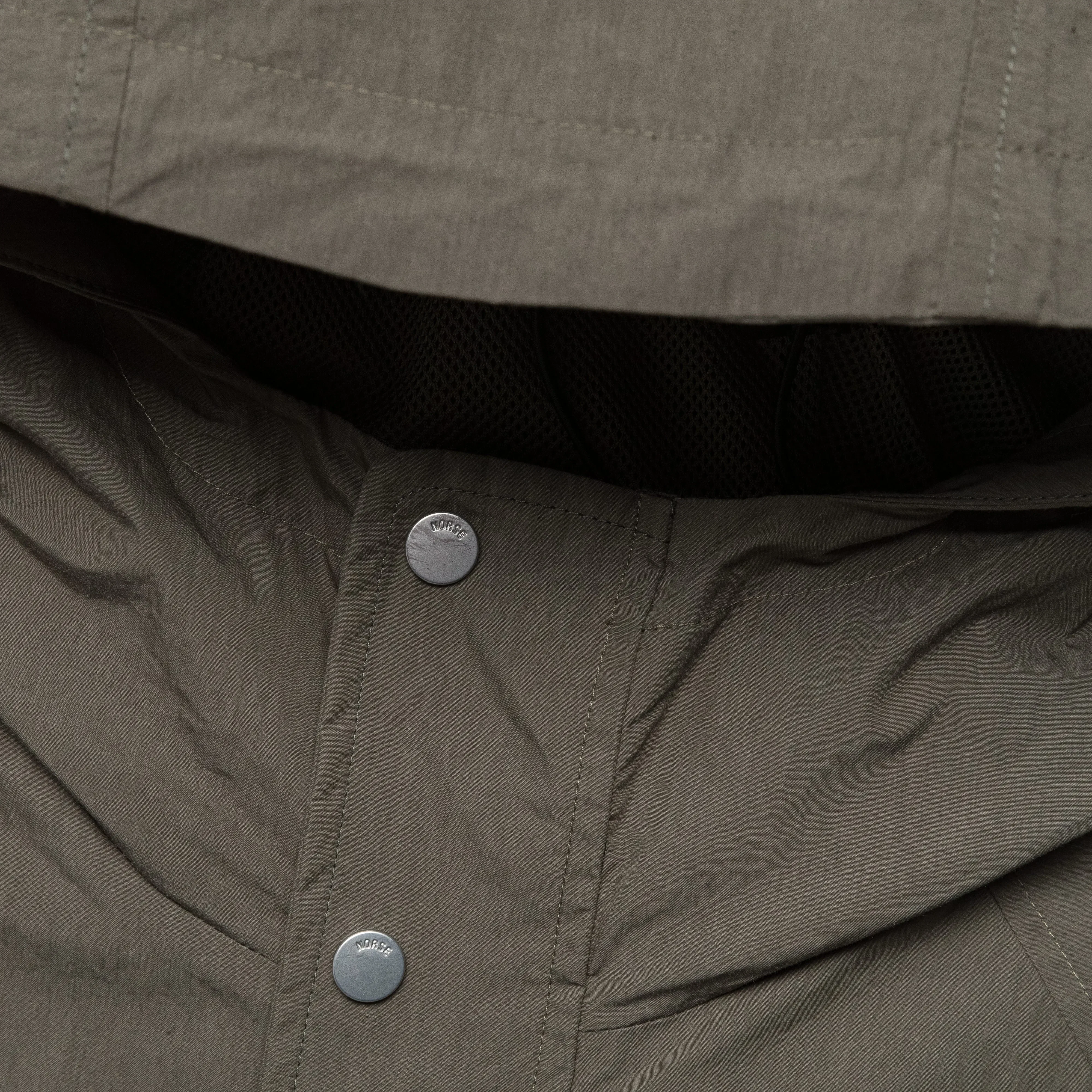 Norse Projects Herluf Tech Poplin Jacket - Ivy Green