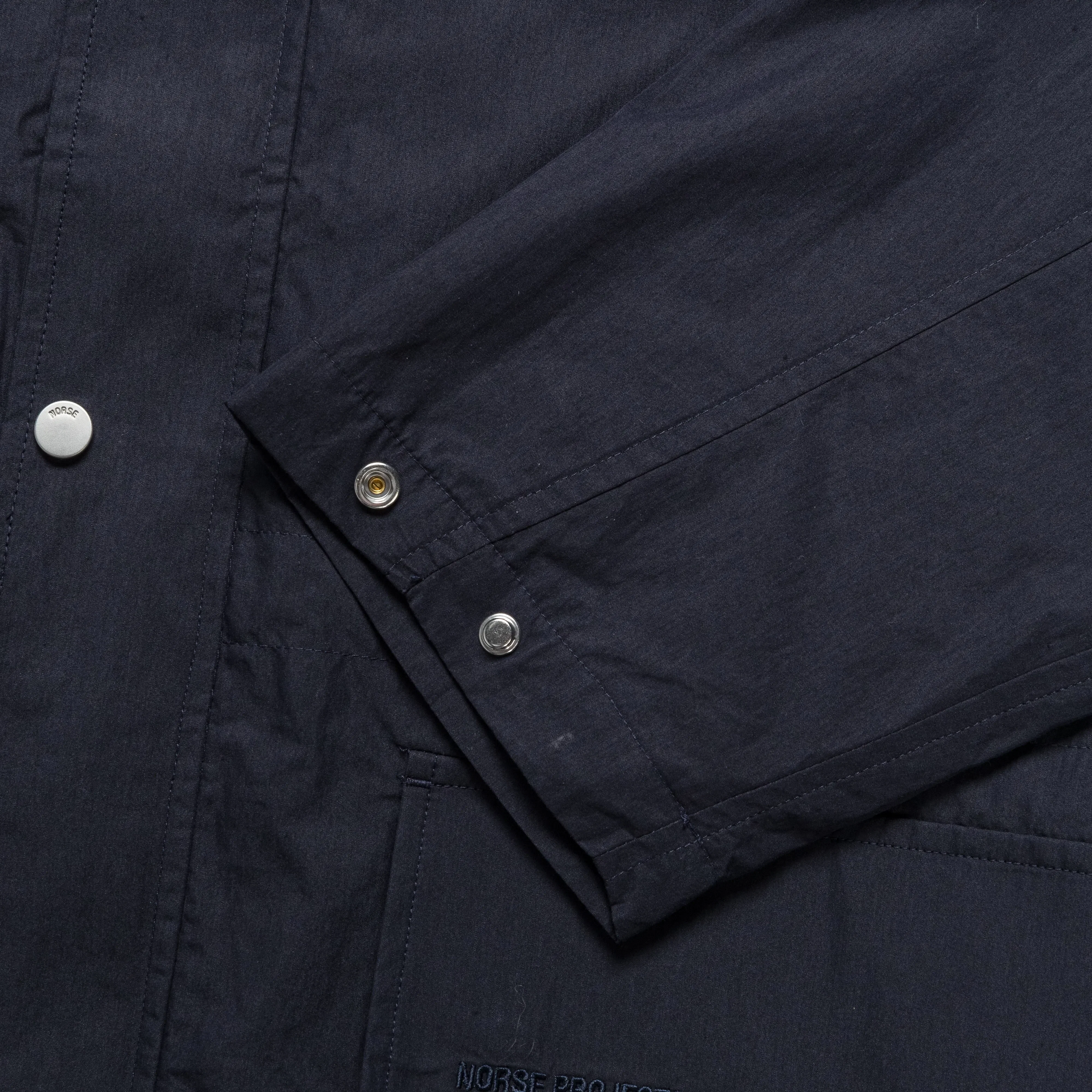 Norse Projects Herluf Tech Poplin Jacket - Dark Navy