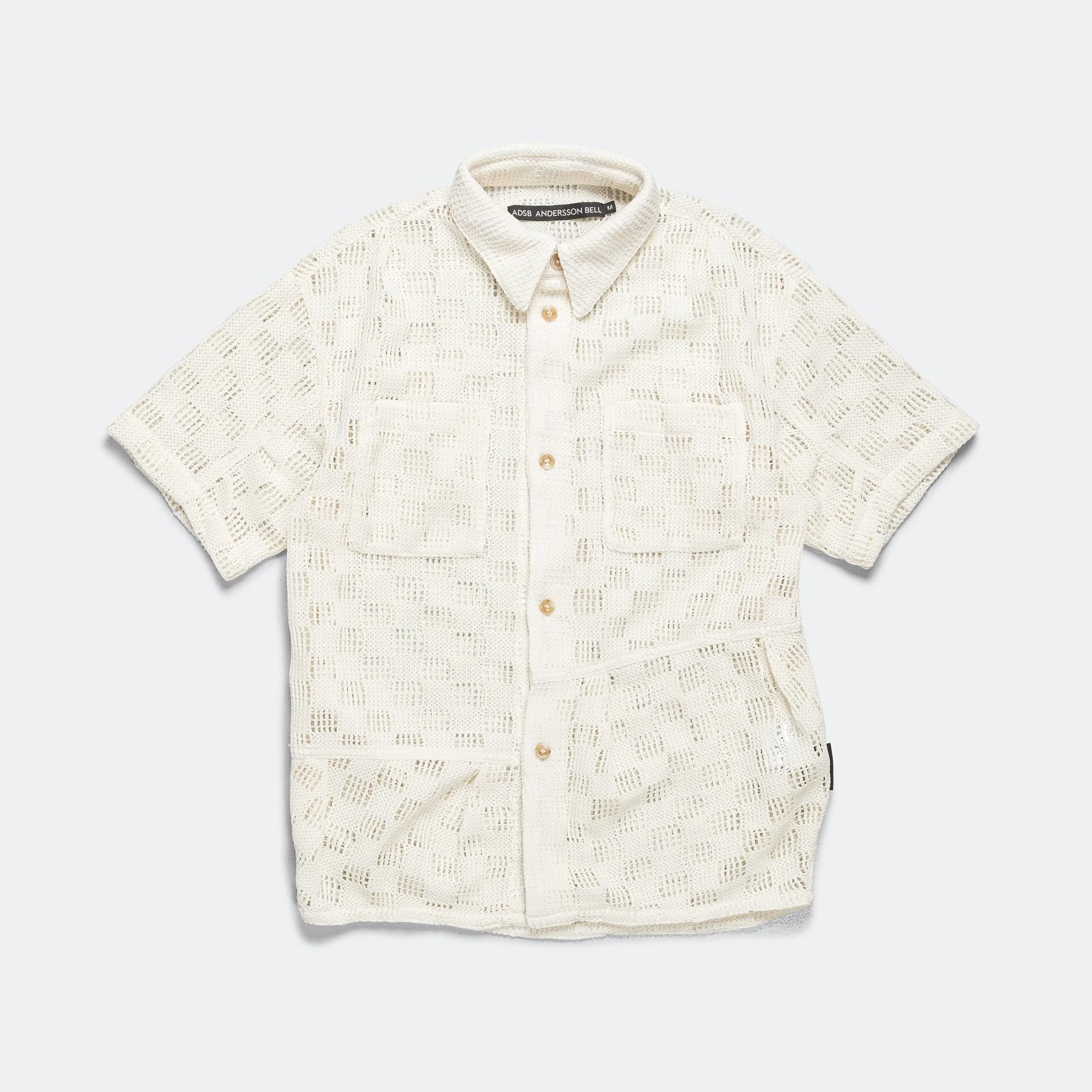 Andersson Bell Letto Knitted SS Shirt - Ecru