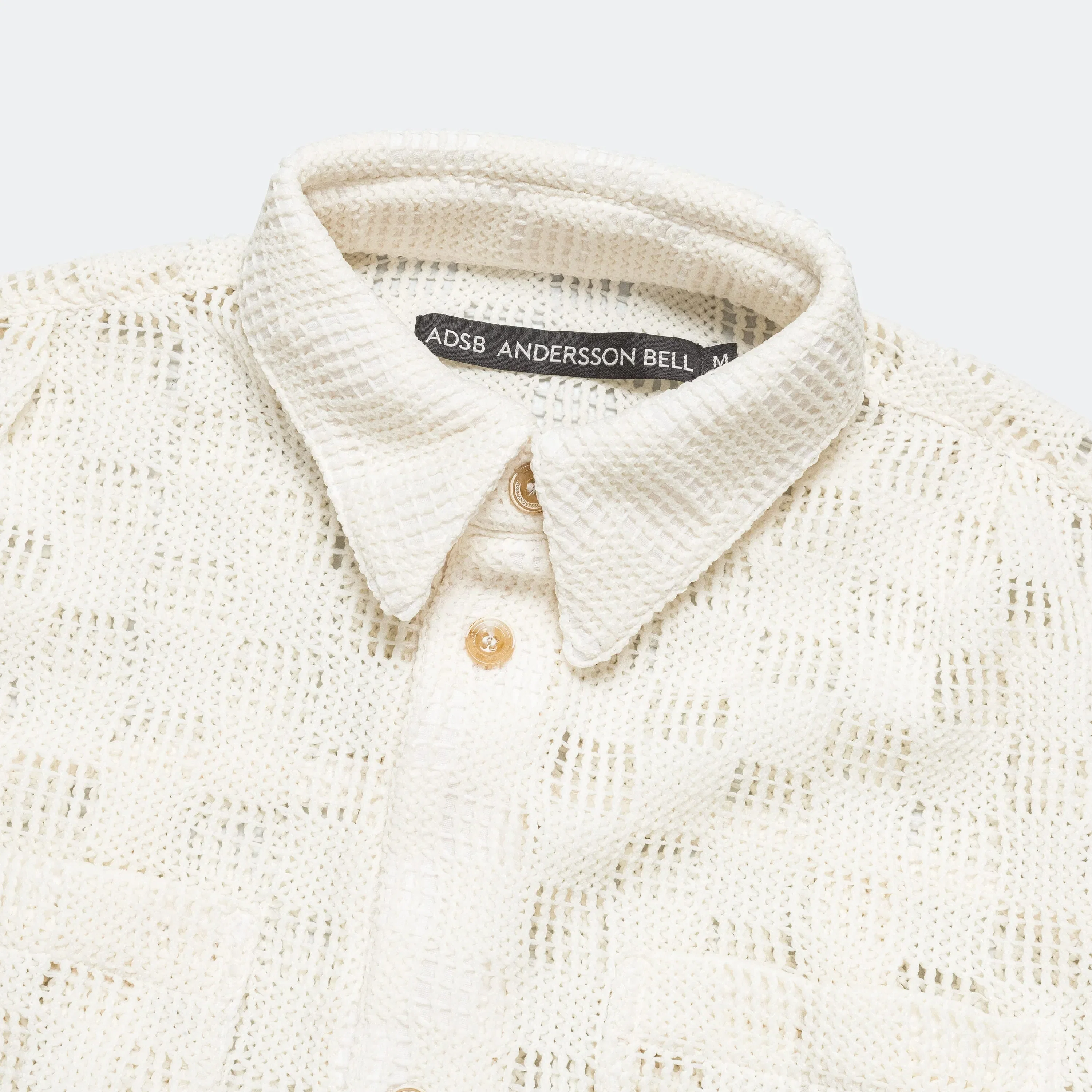 Andersson Bell Letto Knitted SS Shirt - Ecru