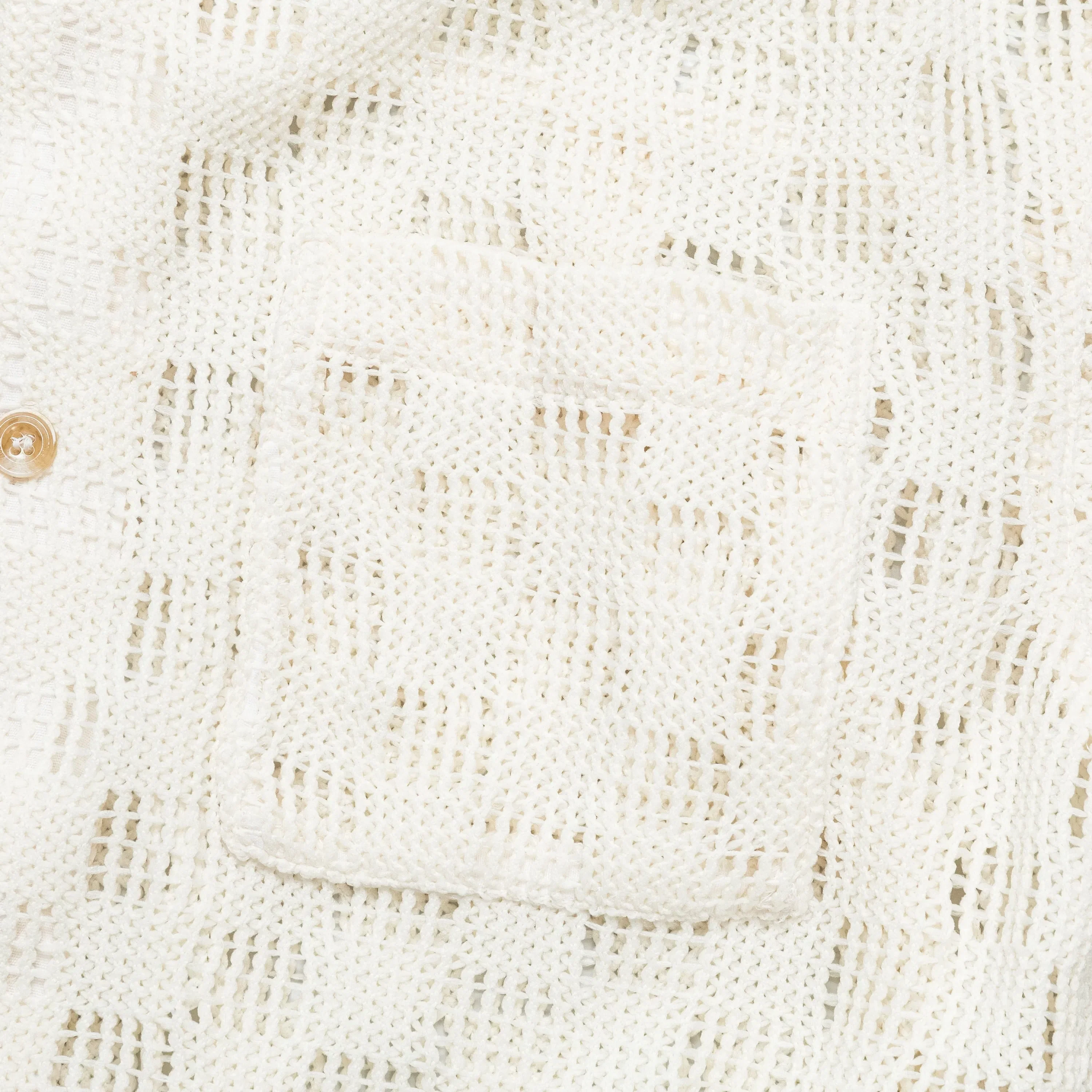 Andersson Bell Letto Knitted SS Shirt - Ecru