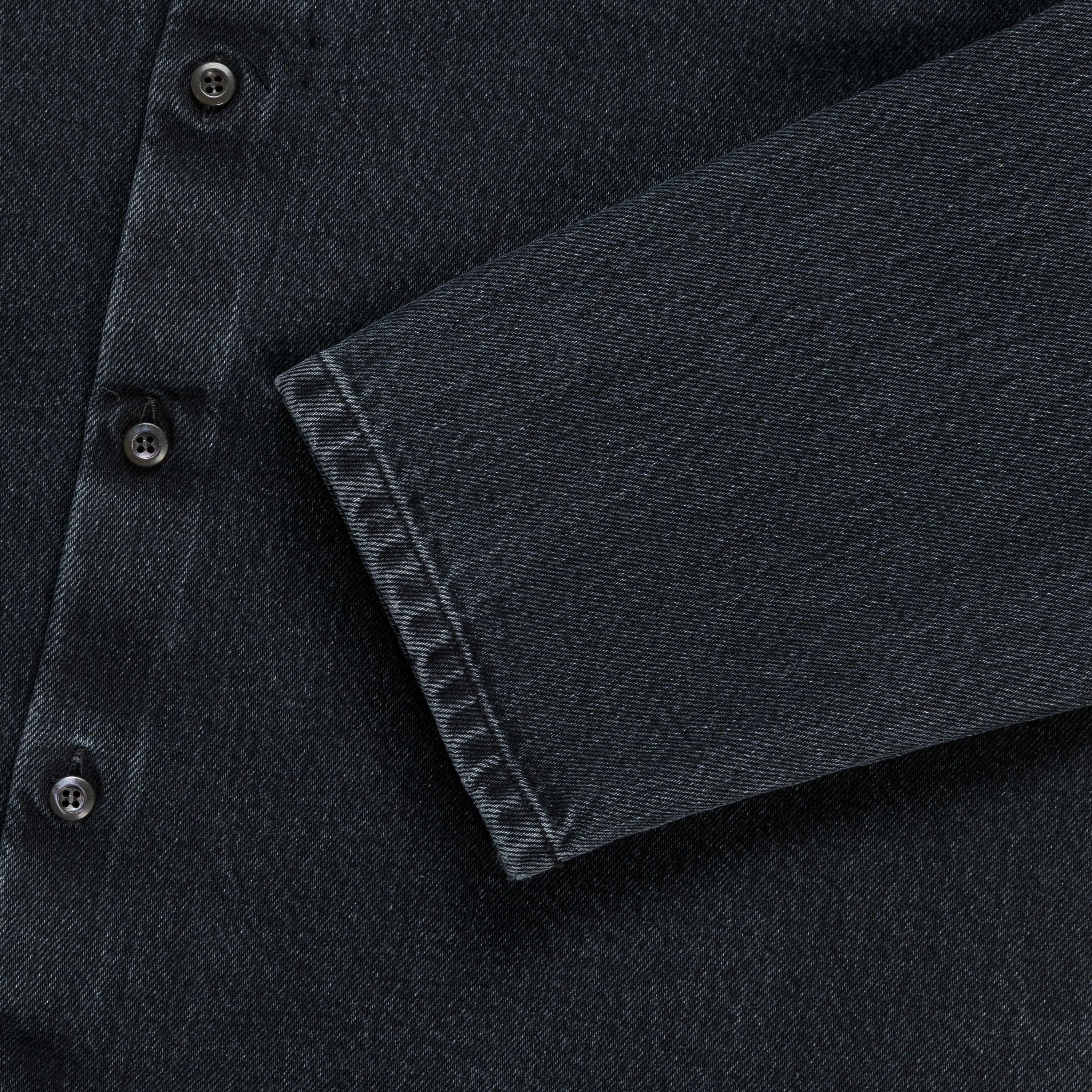 Rier Washed Denim Shirt - Anthracite