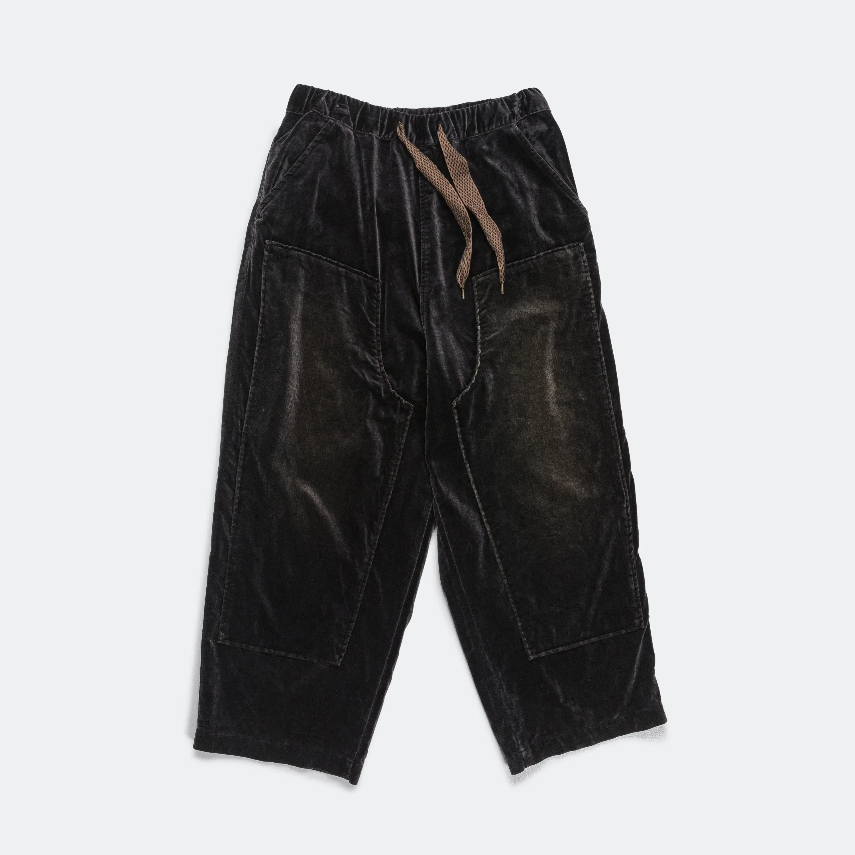 KAPITAL Velveteen CASA Pants - Black