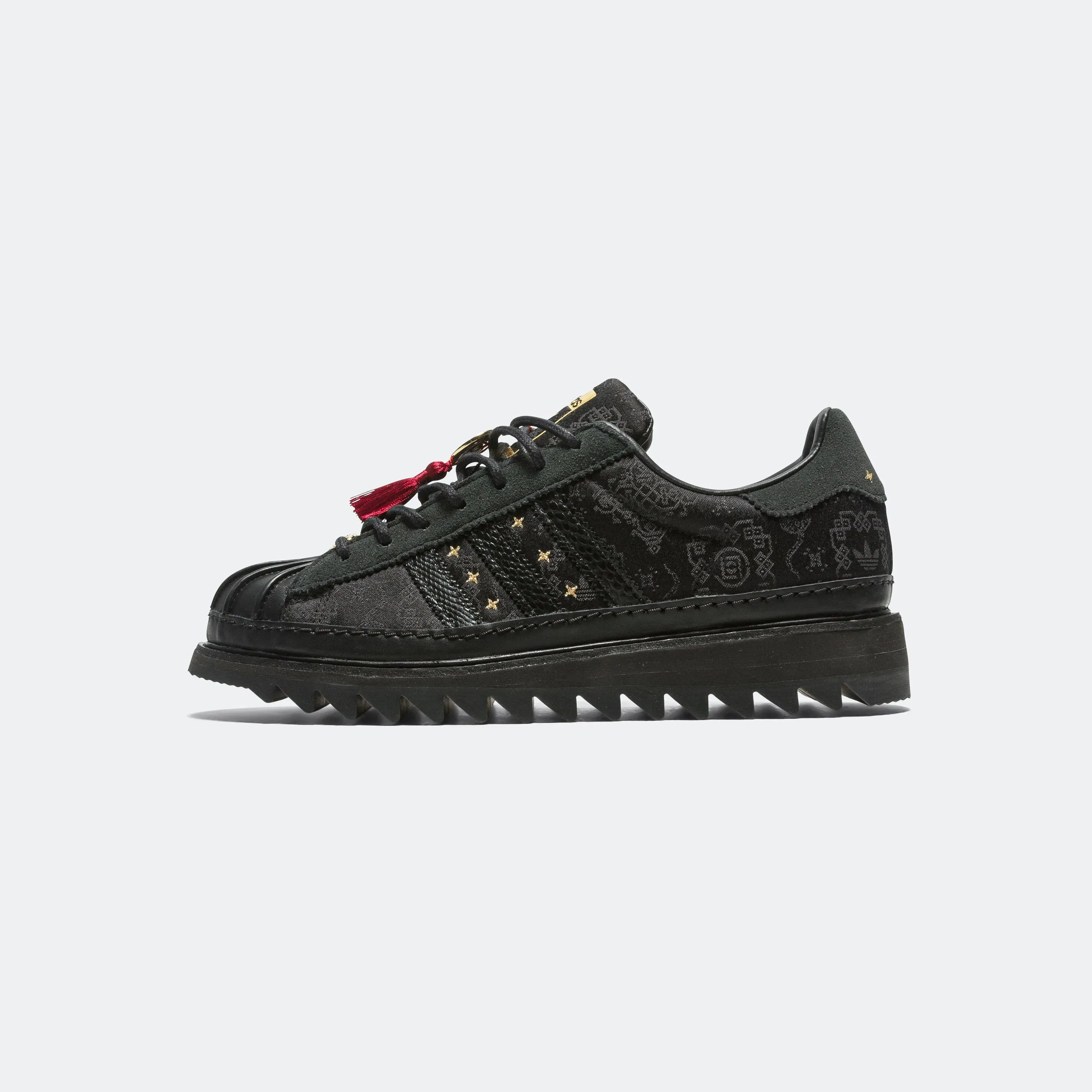 adidas Superstar LNY by Edison Chen x CLOT - Core Black/Carbon-Gold Metallic