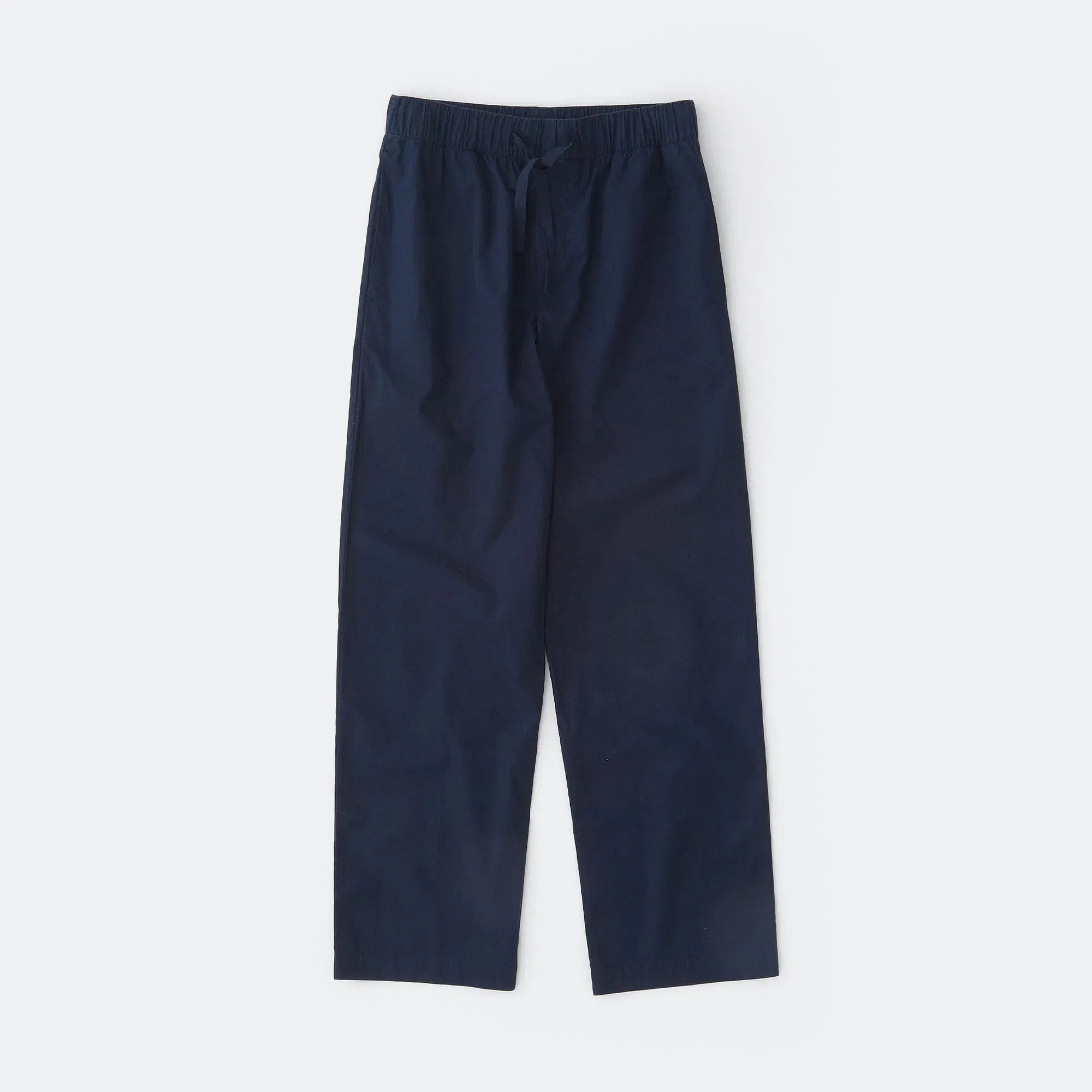 TEKLA Pyjama Pants - True Navy Cotton Poplin
