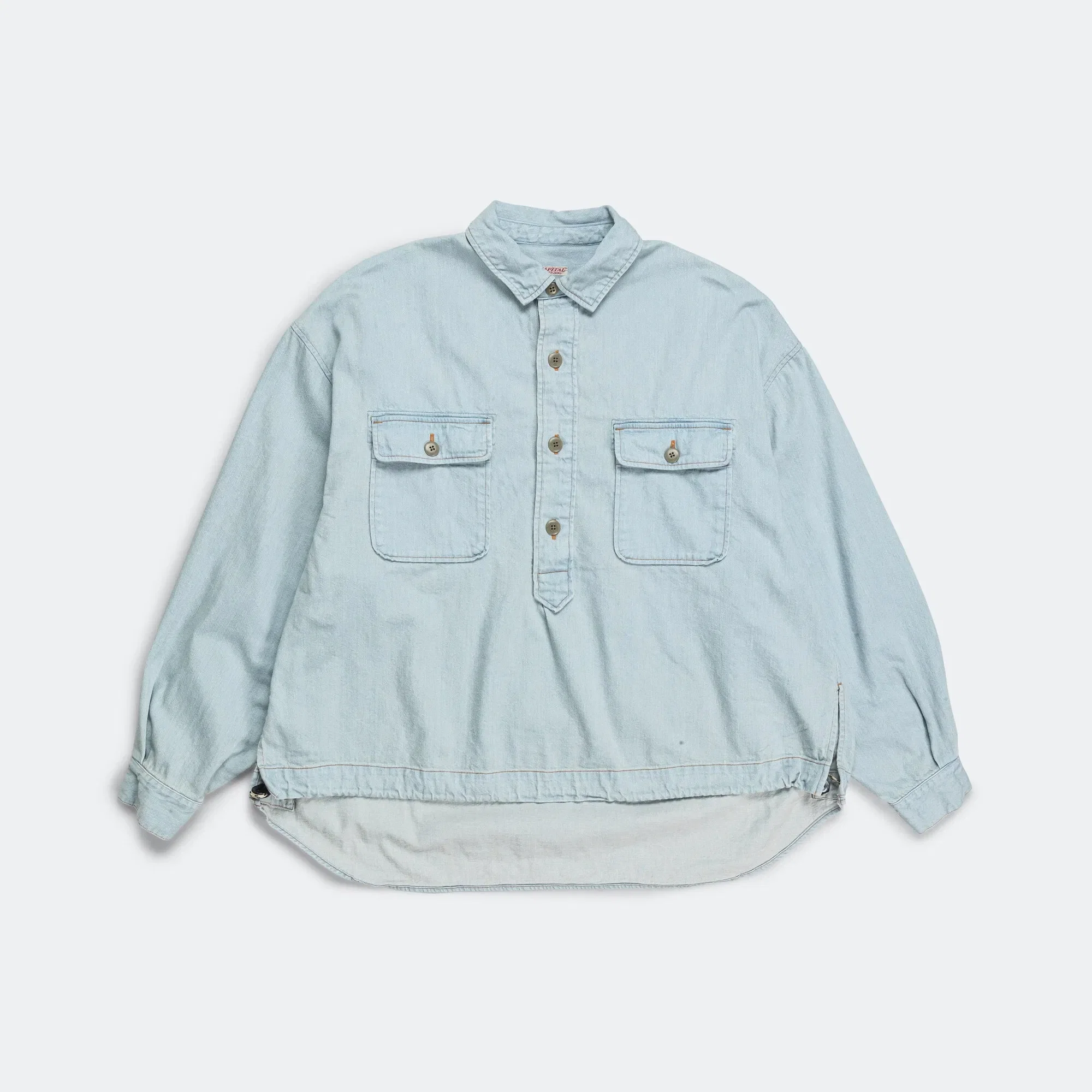 KAPITAL 8oz Denim Shirt Anorak - PRO