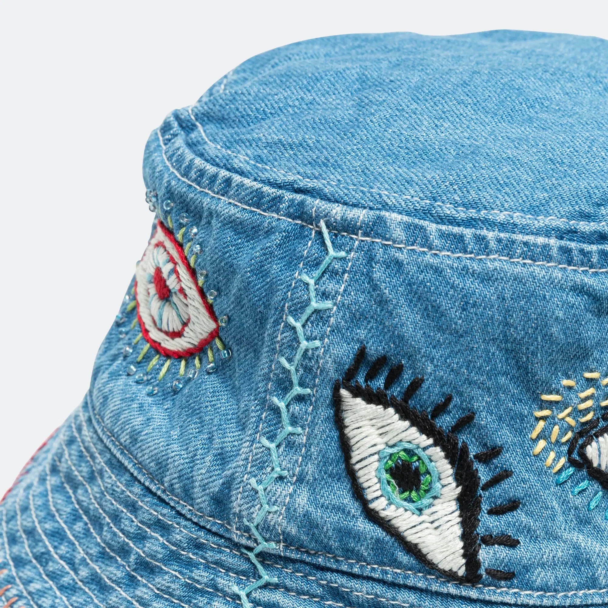 KAPITAL 12ozDenim Bucket Hat (SPEAKEASY) - PRO