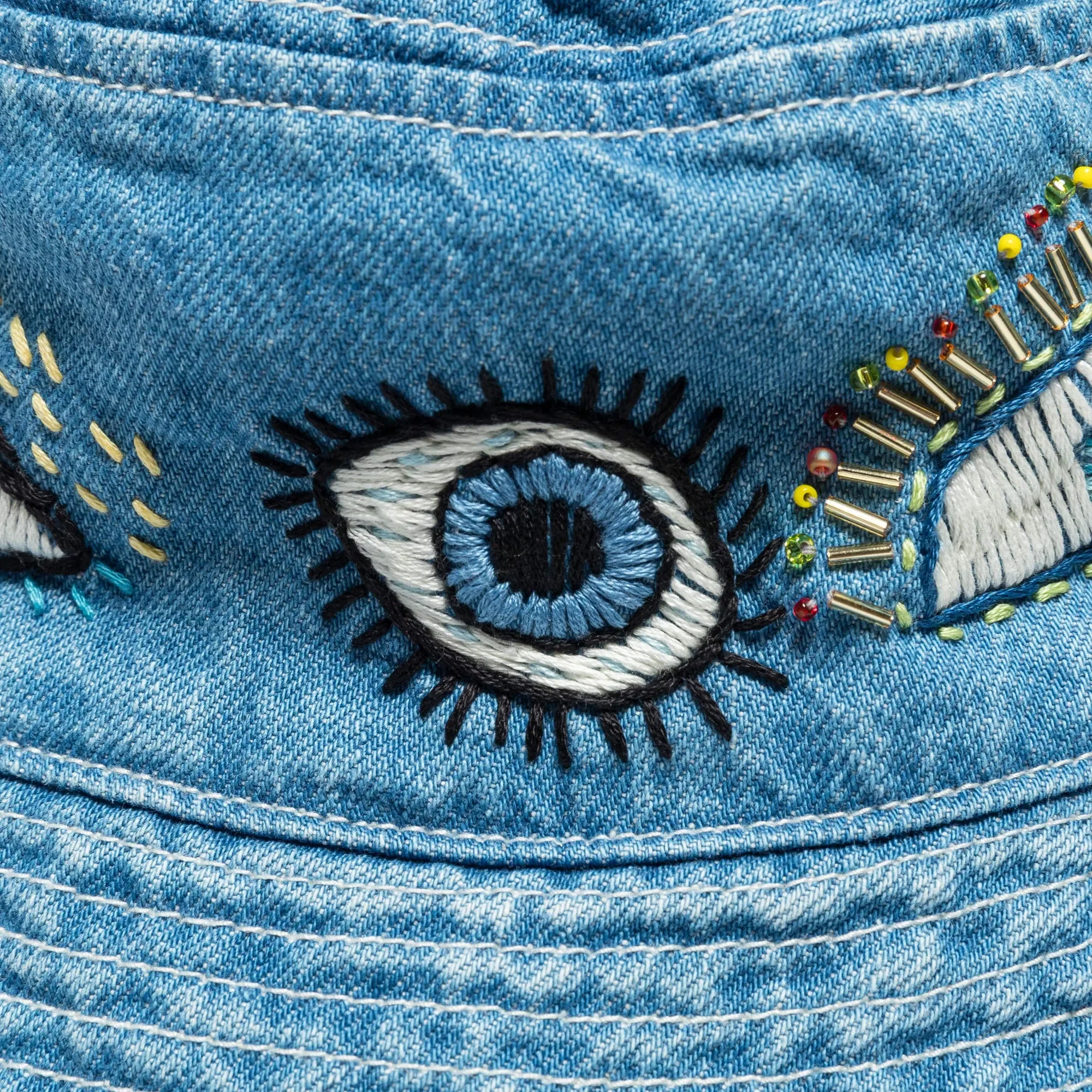KAPITAL 12ozDenim Bucket Hat (SPEAKEASY) - PRO