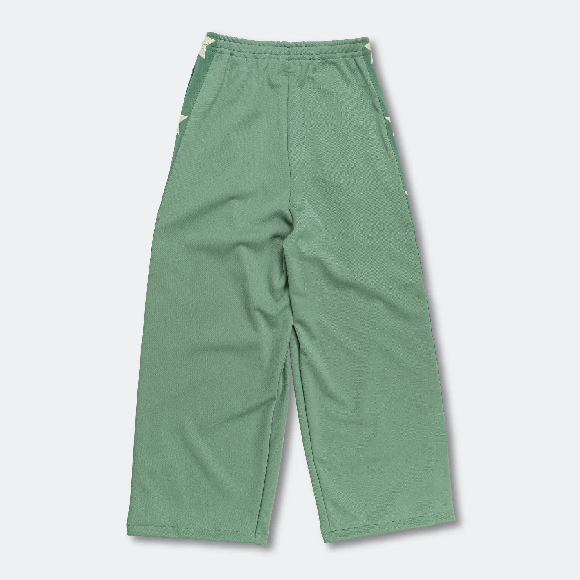 KAPITAL Smooth Jersey Stantman&woman Baggy Track Pants - LightGreen