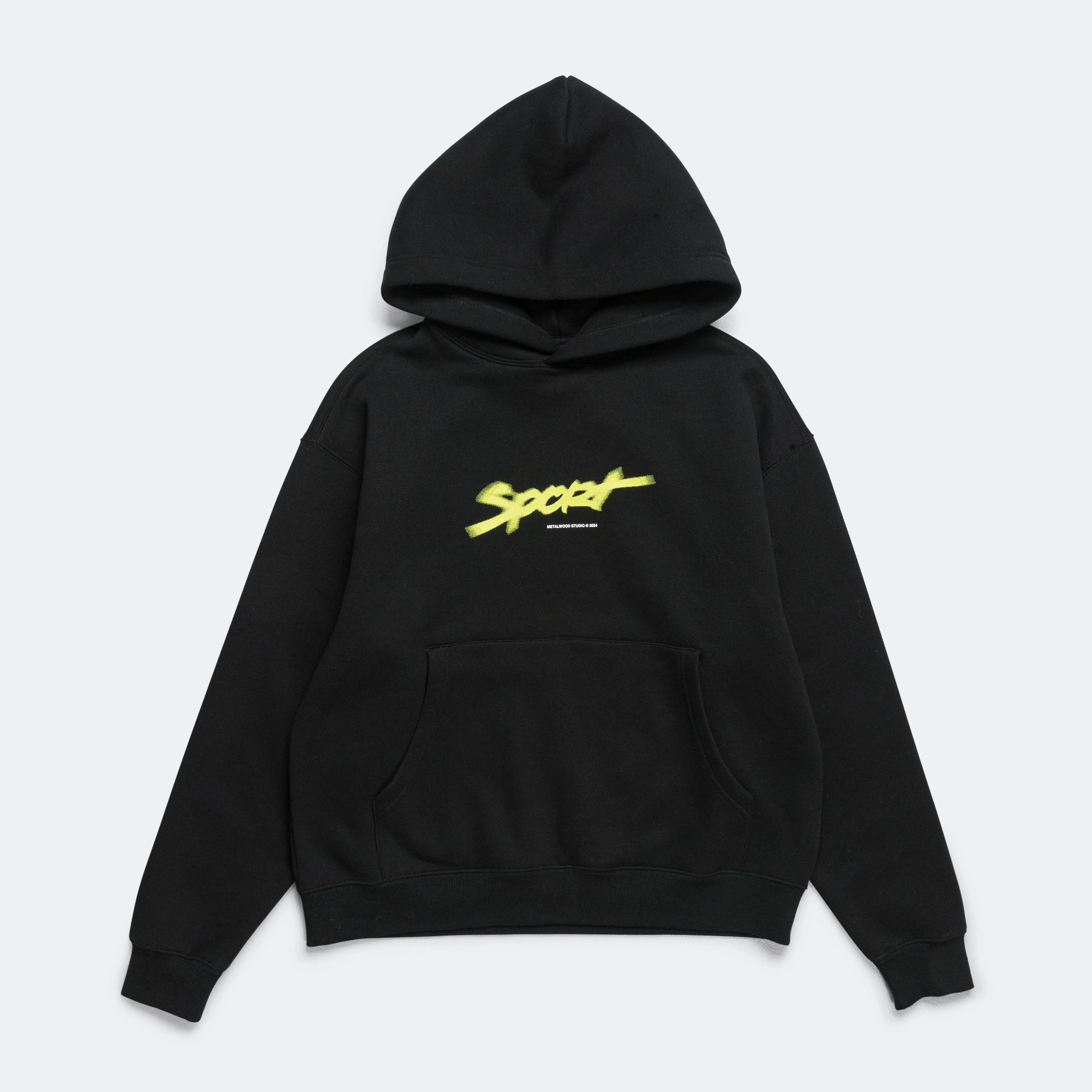 Metalwood Sport Hooded Sweatshirt - Black