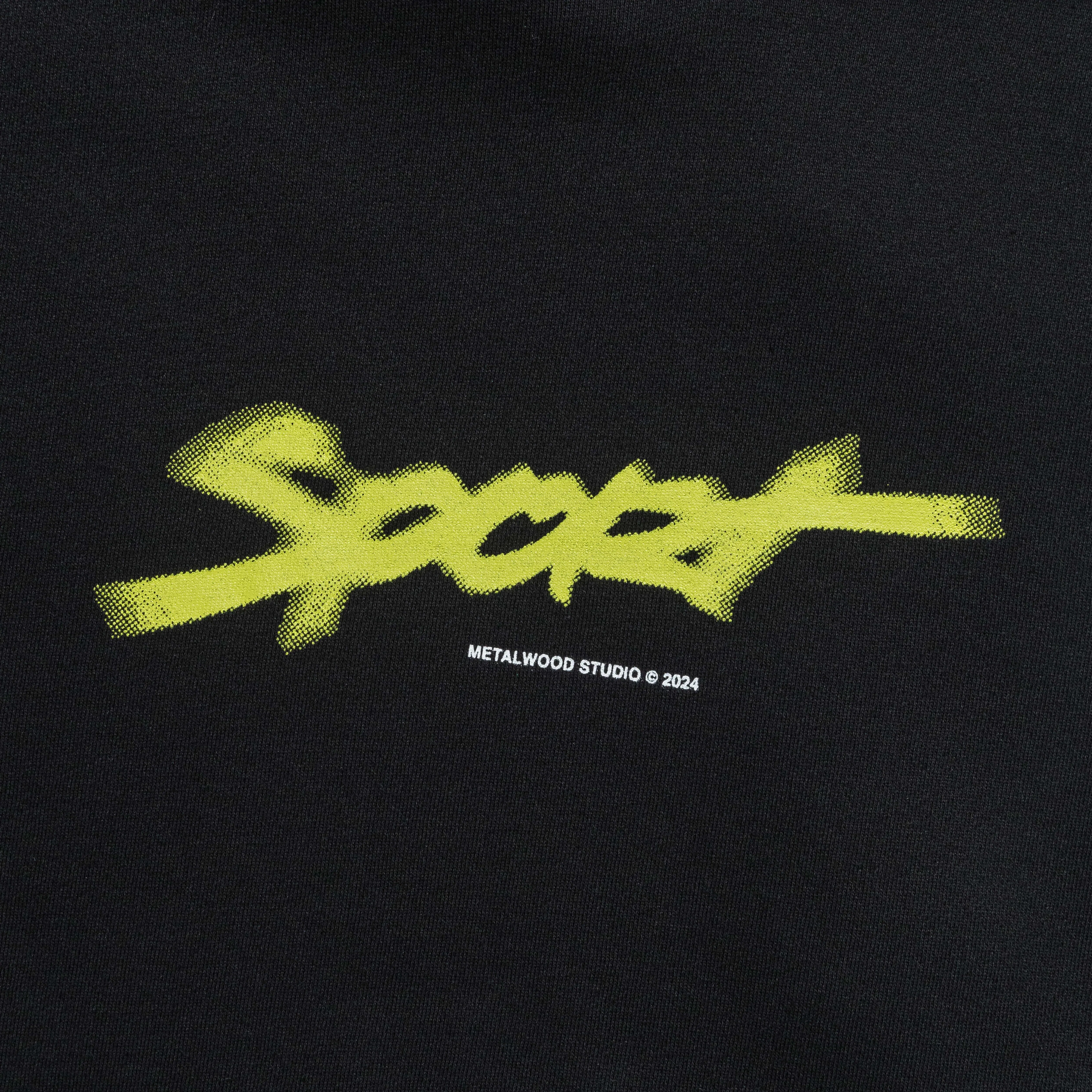Metalwood Sport Hooded Sweatshirt - Black