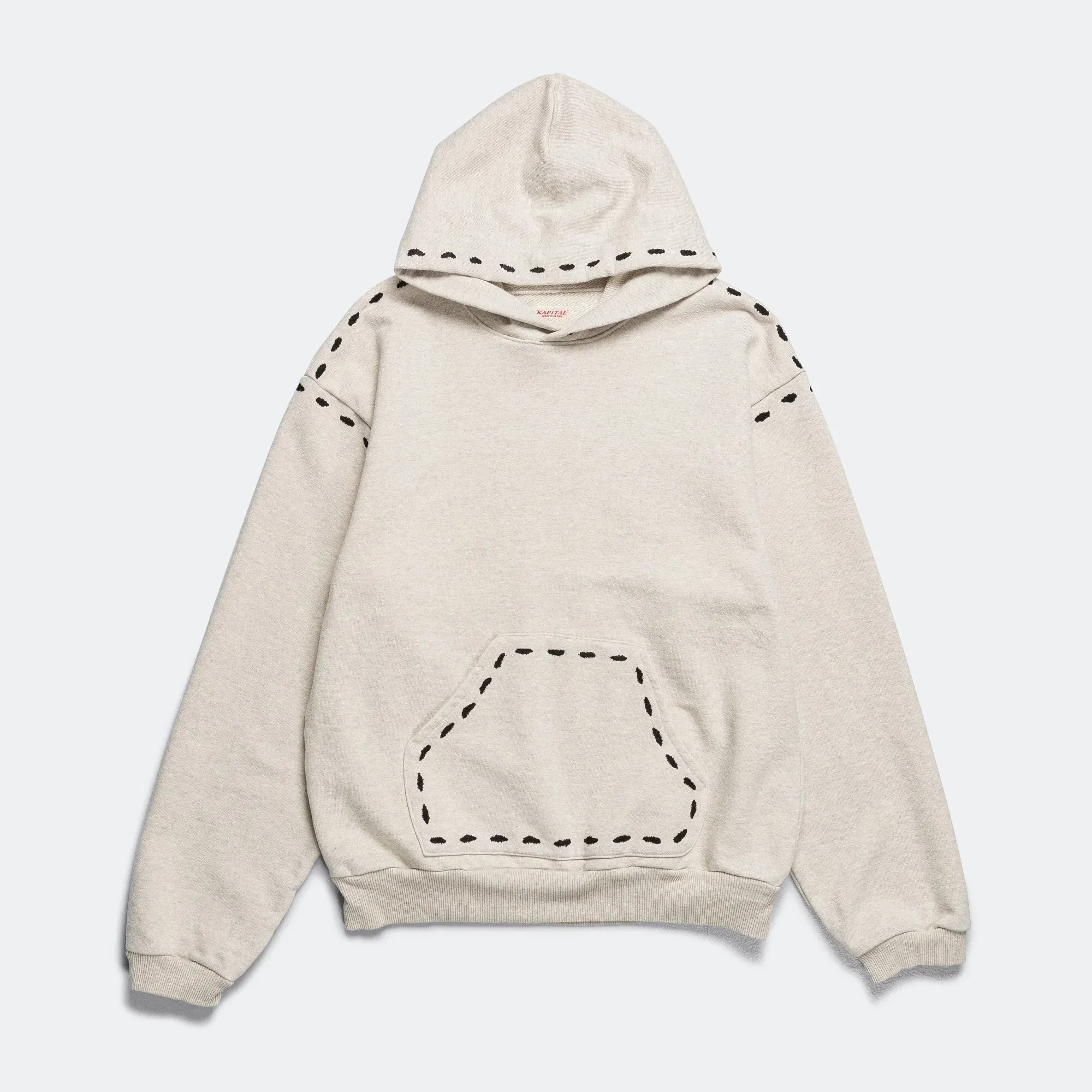 KAPITAL SWT Knit MARIONETTE Hoodie - Ecru