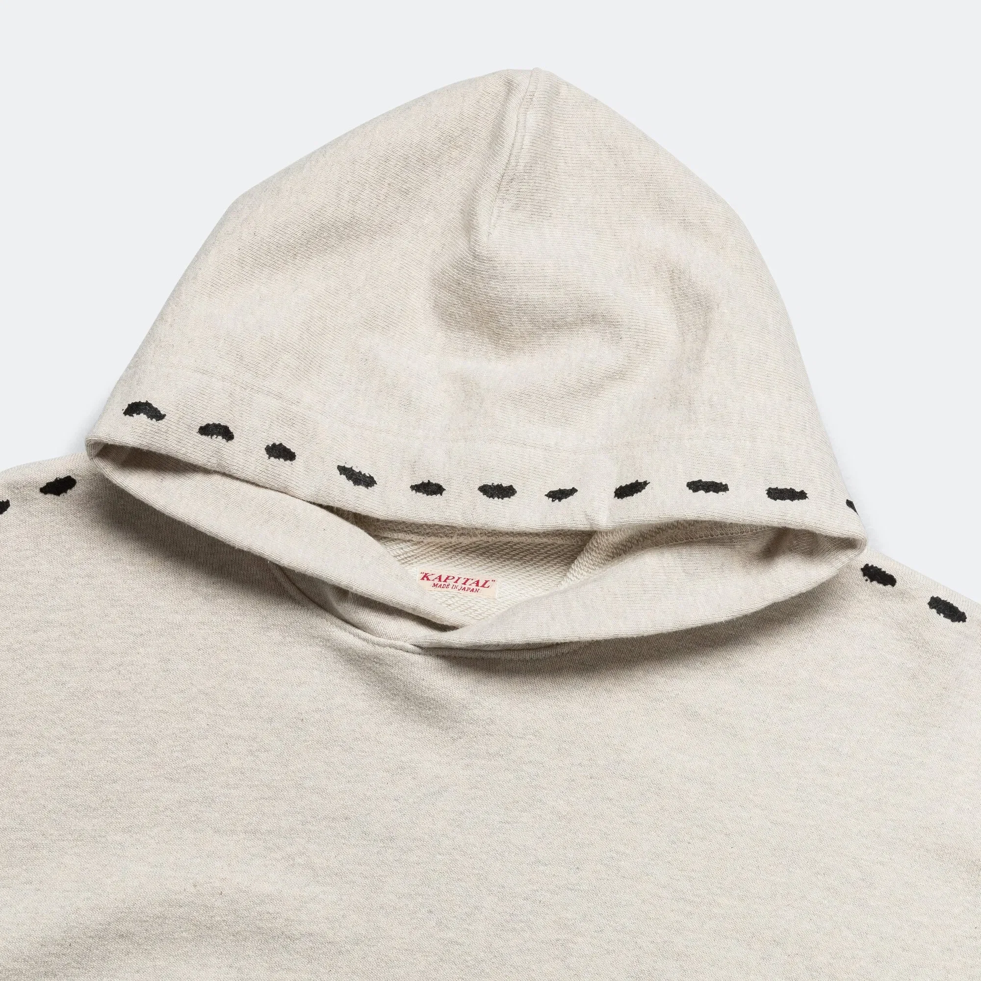 KAPITAL SWT Knit MARIONETTE Hoodie - Ecru