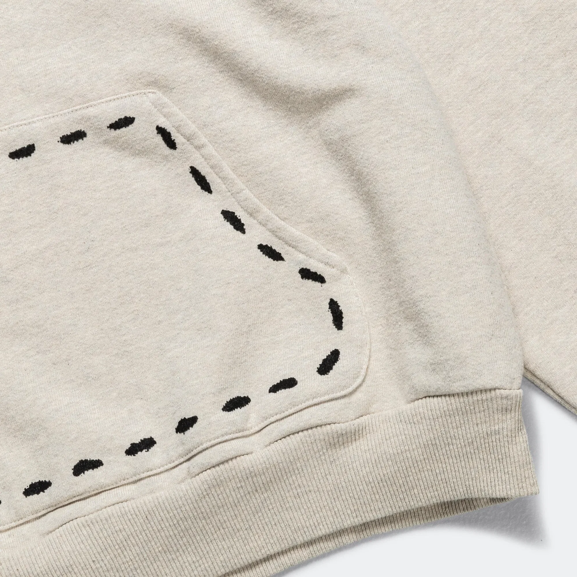 KAPITAL SWT Knit MARIONETTE Hoodie - Ecru