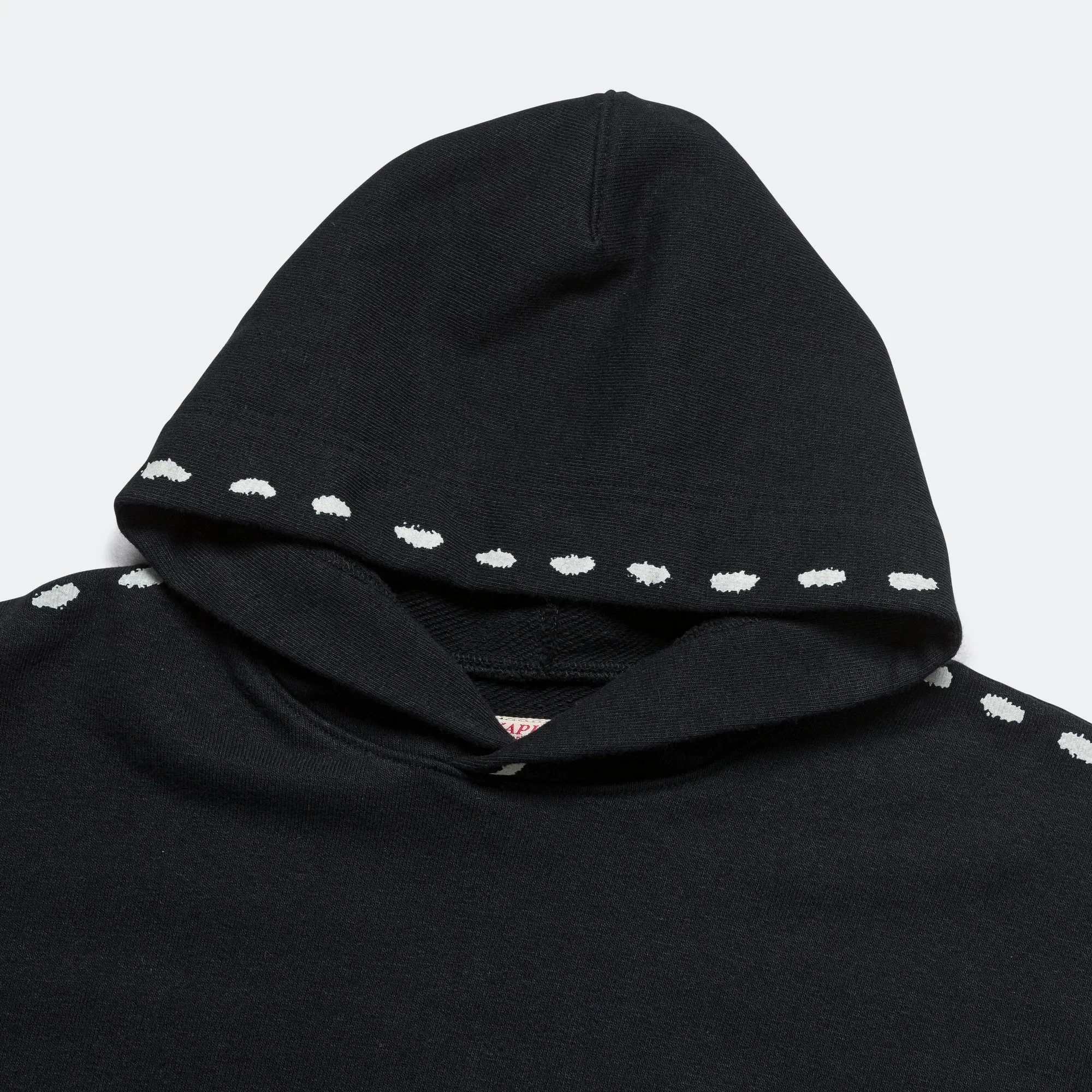 KAPITAL SWT Knit MARIONETTE Hoodie - Black