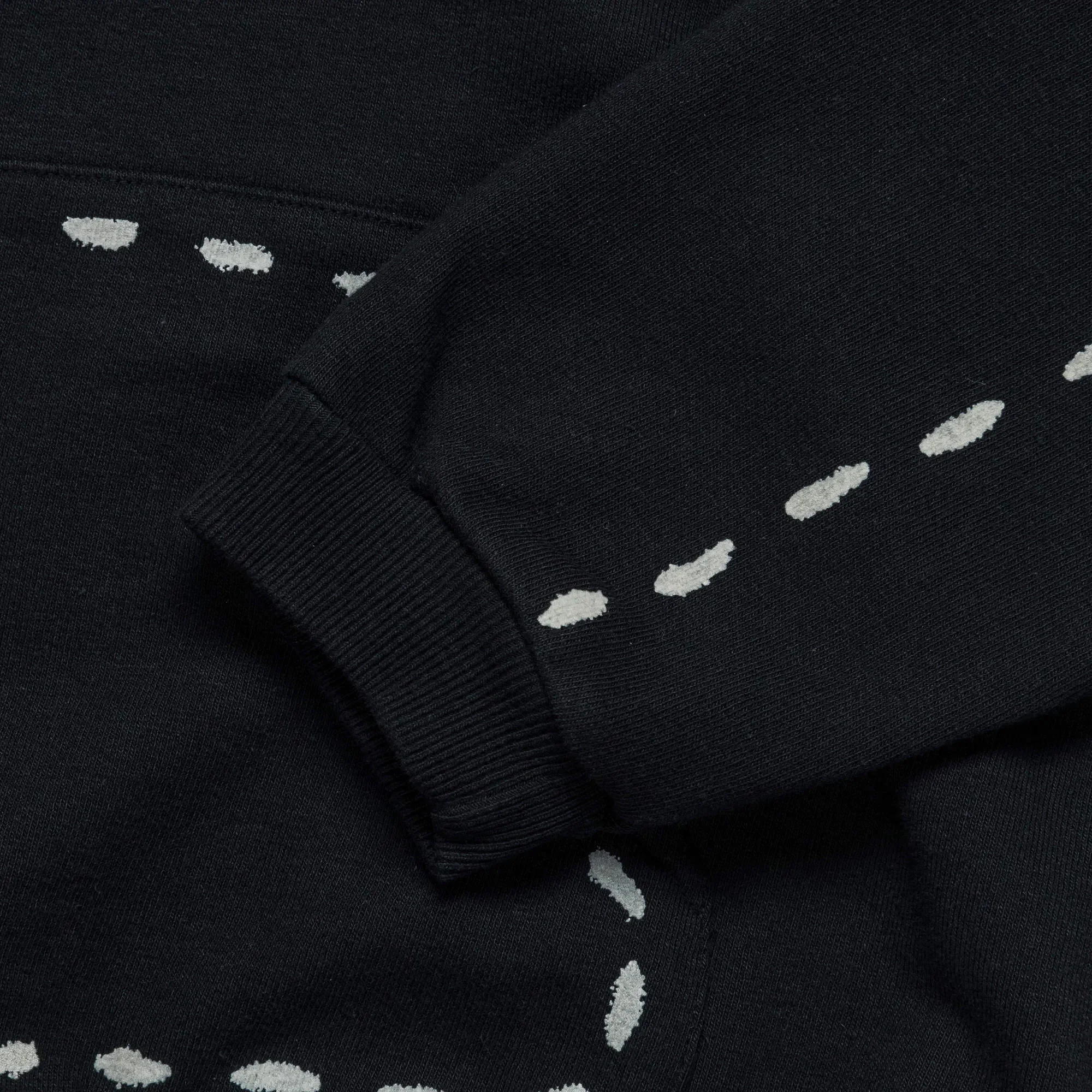 KAPITAL SWT Knit MARIONETTE Hoodie - Black