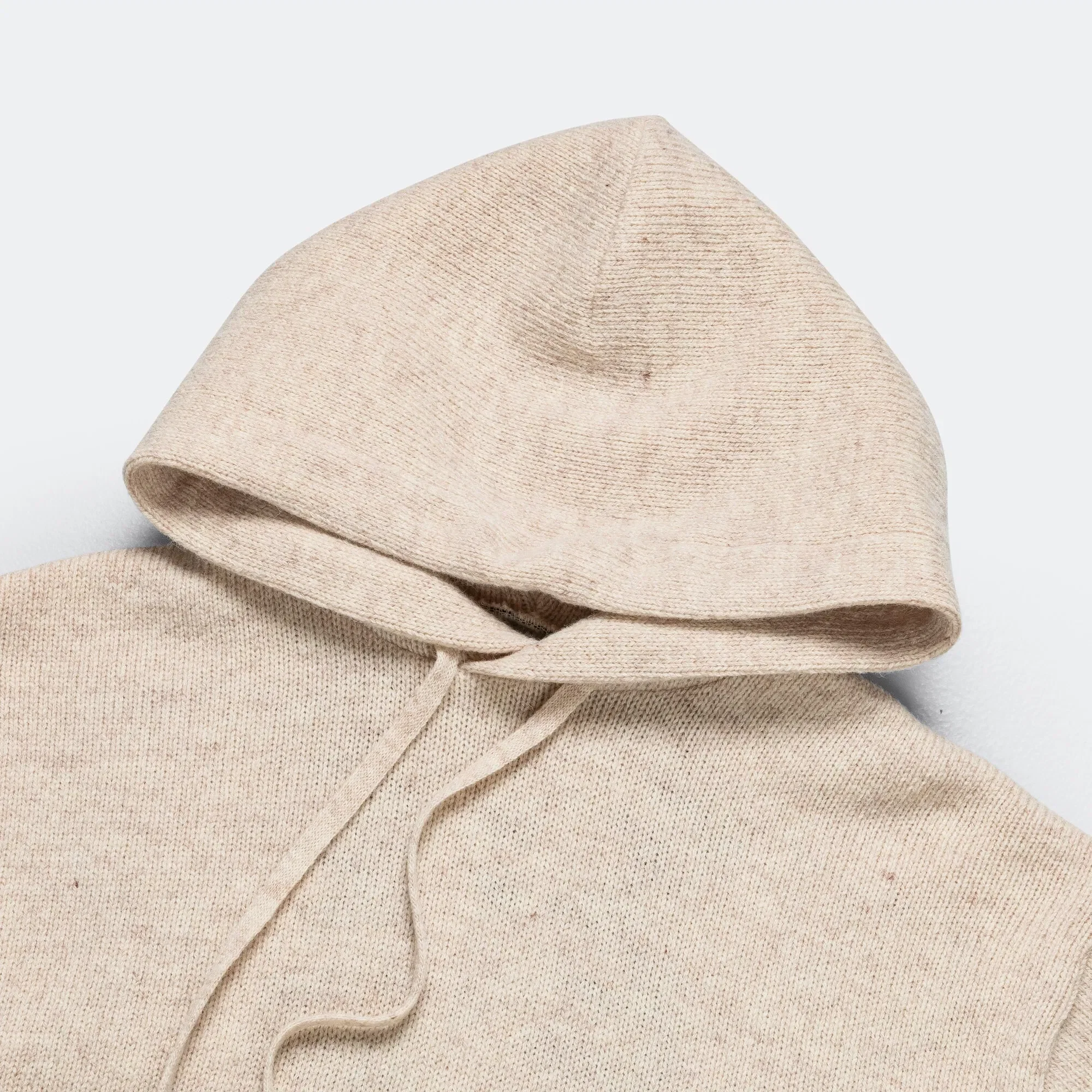 KAPITAL 5G Wool BONE Hood Sweater - Ecru