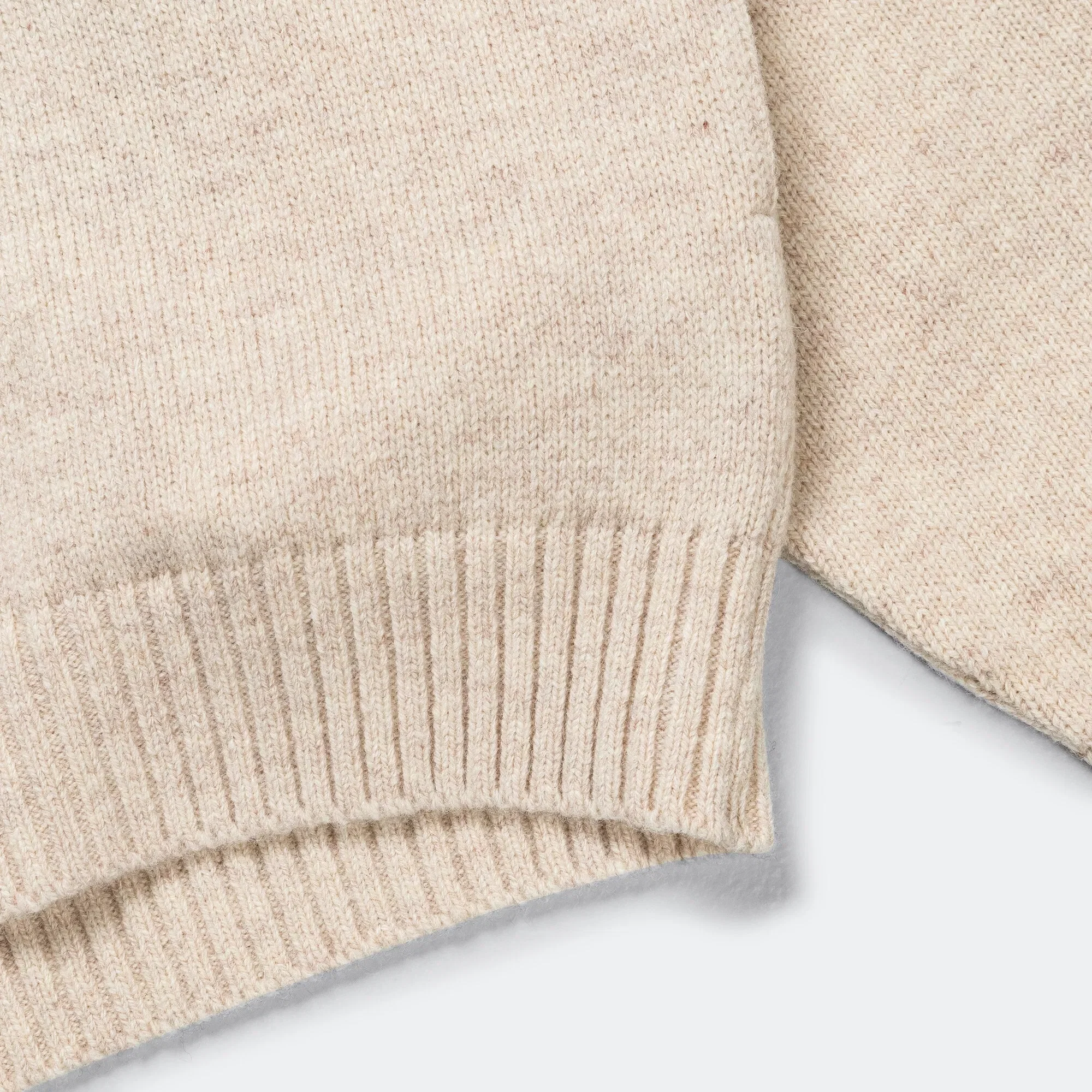 KAPITAL 5G Wool BONE Hood Sweater - Ecru