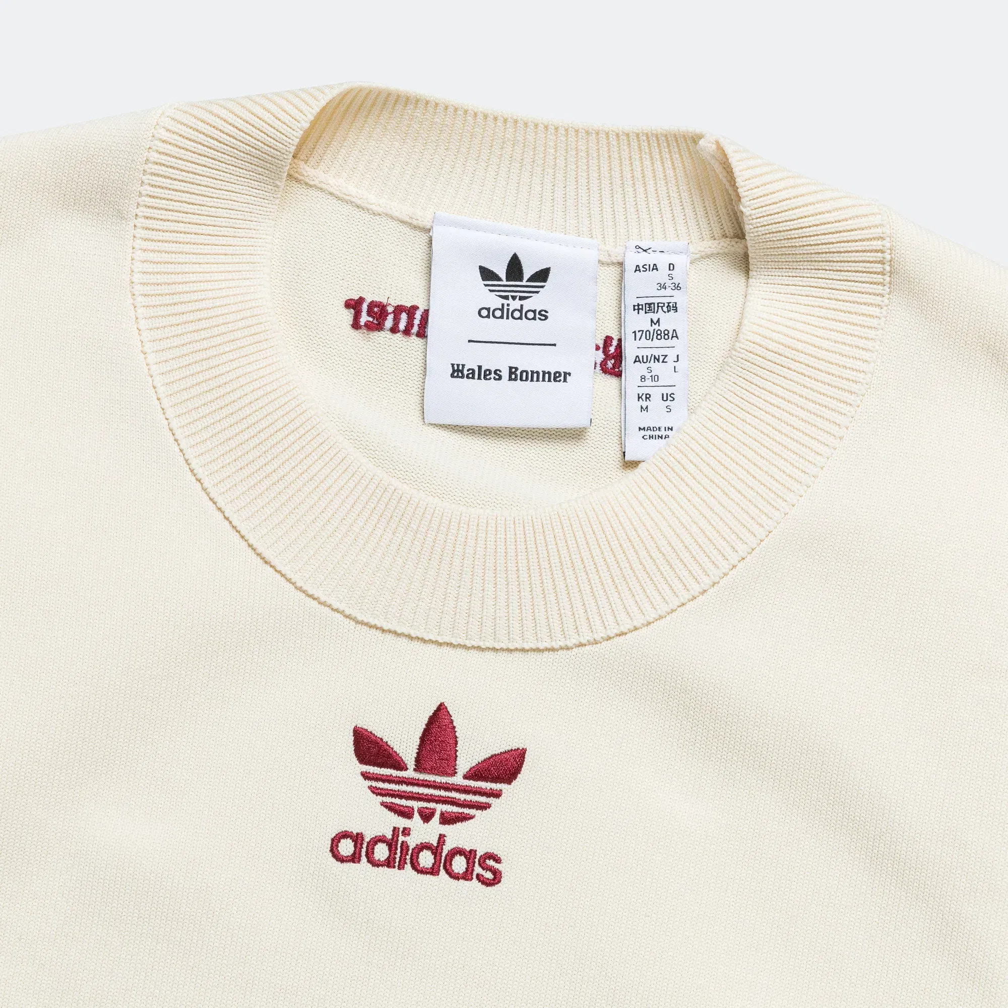 adidas Womens Knit Shirt x Wales Bonner - Wonder White