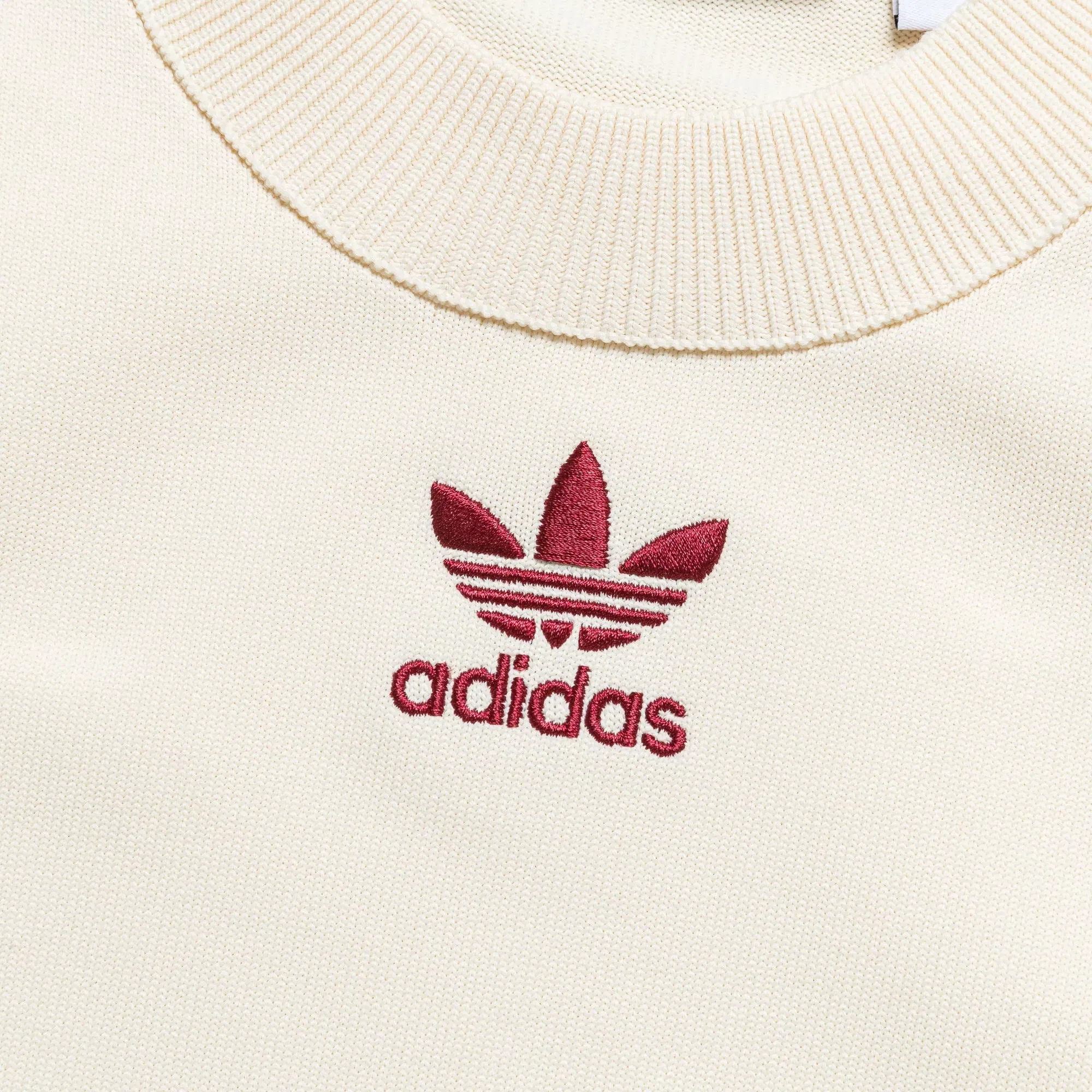 adidas Womens Knit Shirt x Wales Bonner - Wonder White