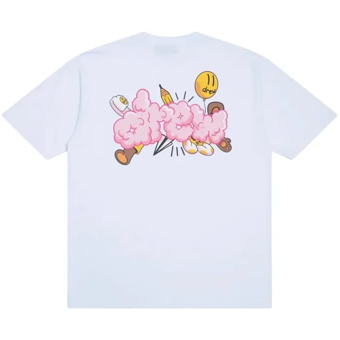 Drew T-Shirt - Doodle Joy White
