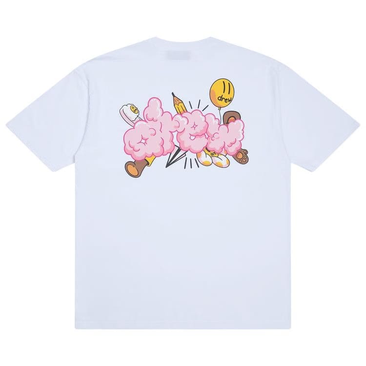 Drew T-Shirt - Doodle Joy White