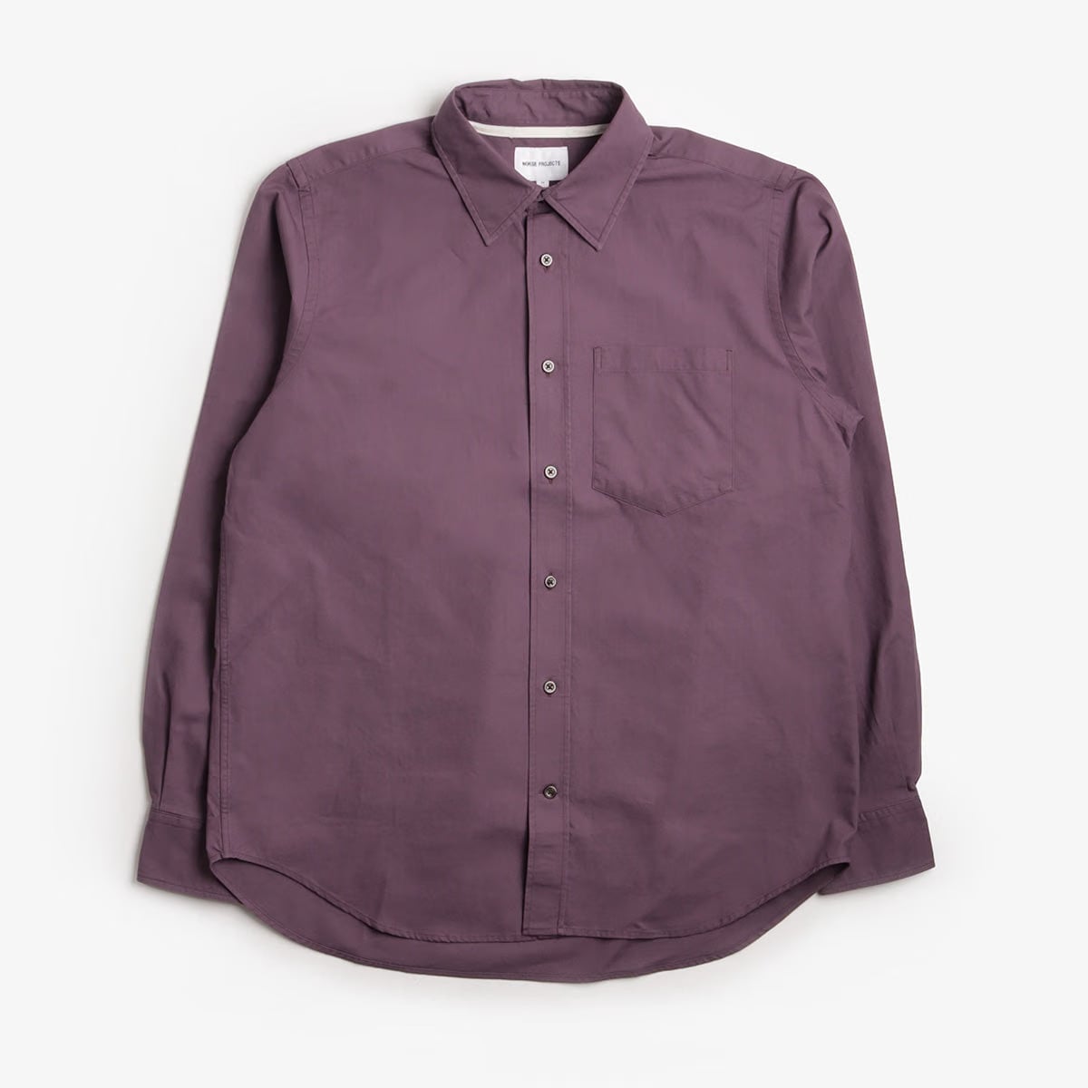 Norse Projects Kongshoved Cotton Faded Pigment Dyed Relaxed Shirt