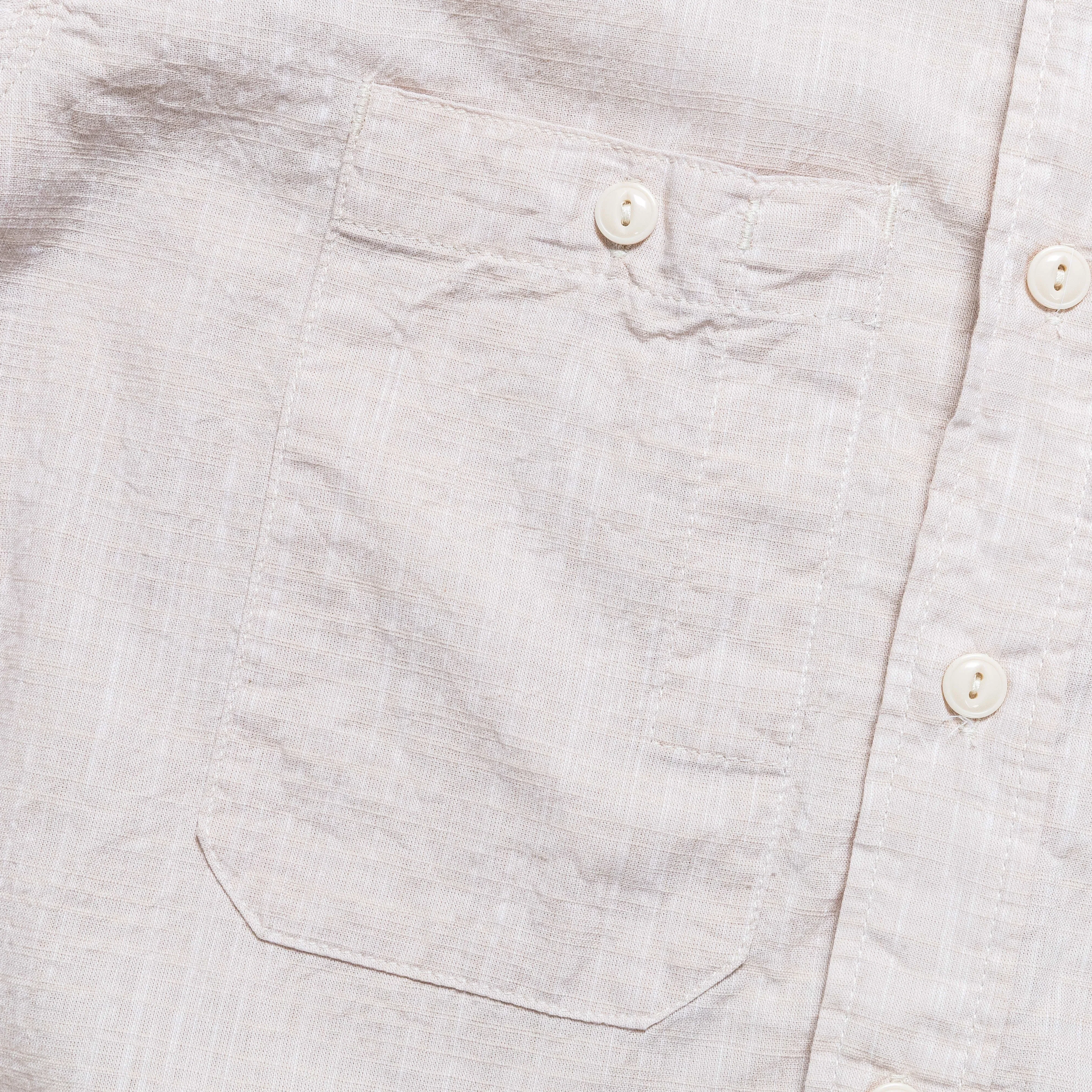 Engineered Garments Work Shirt - Beige Cotton Slab