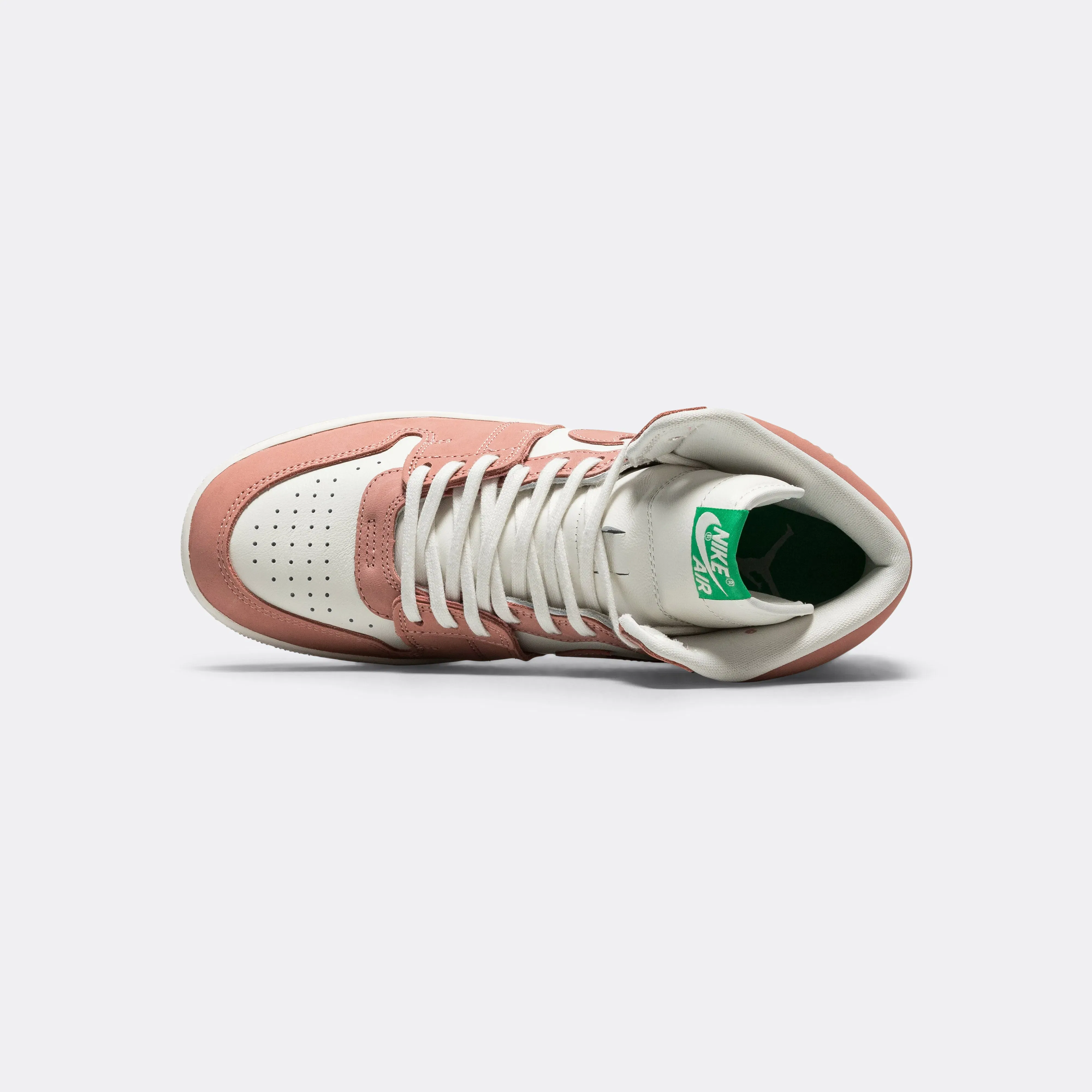 Air Jordan Air Ship PE SP - Rust Pink/Sail-Gamma Green