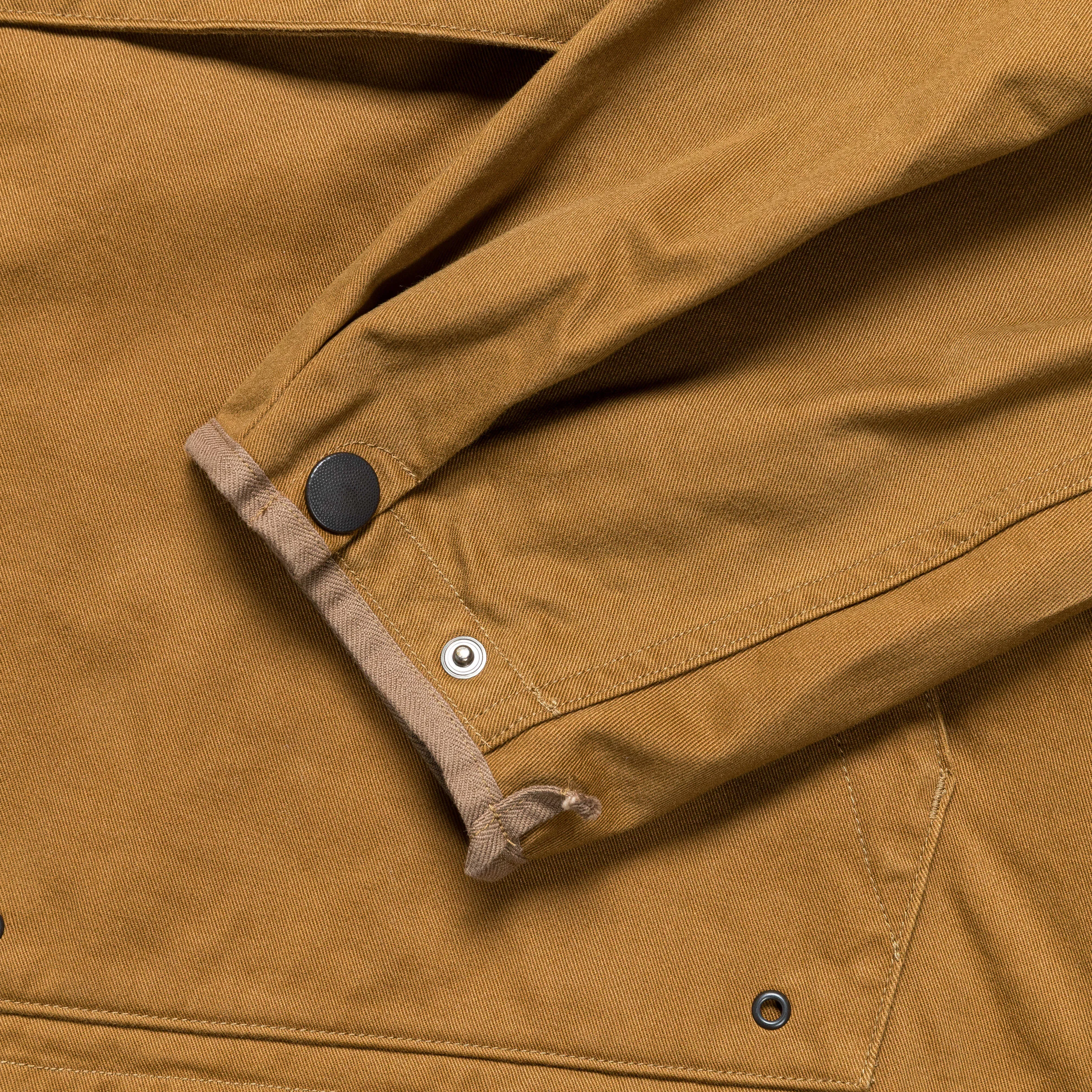 KAPITAL Chino NICKLE 6 Anorak(WORKING Embroidery) - Camel/Navy