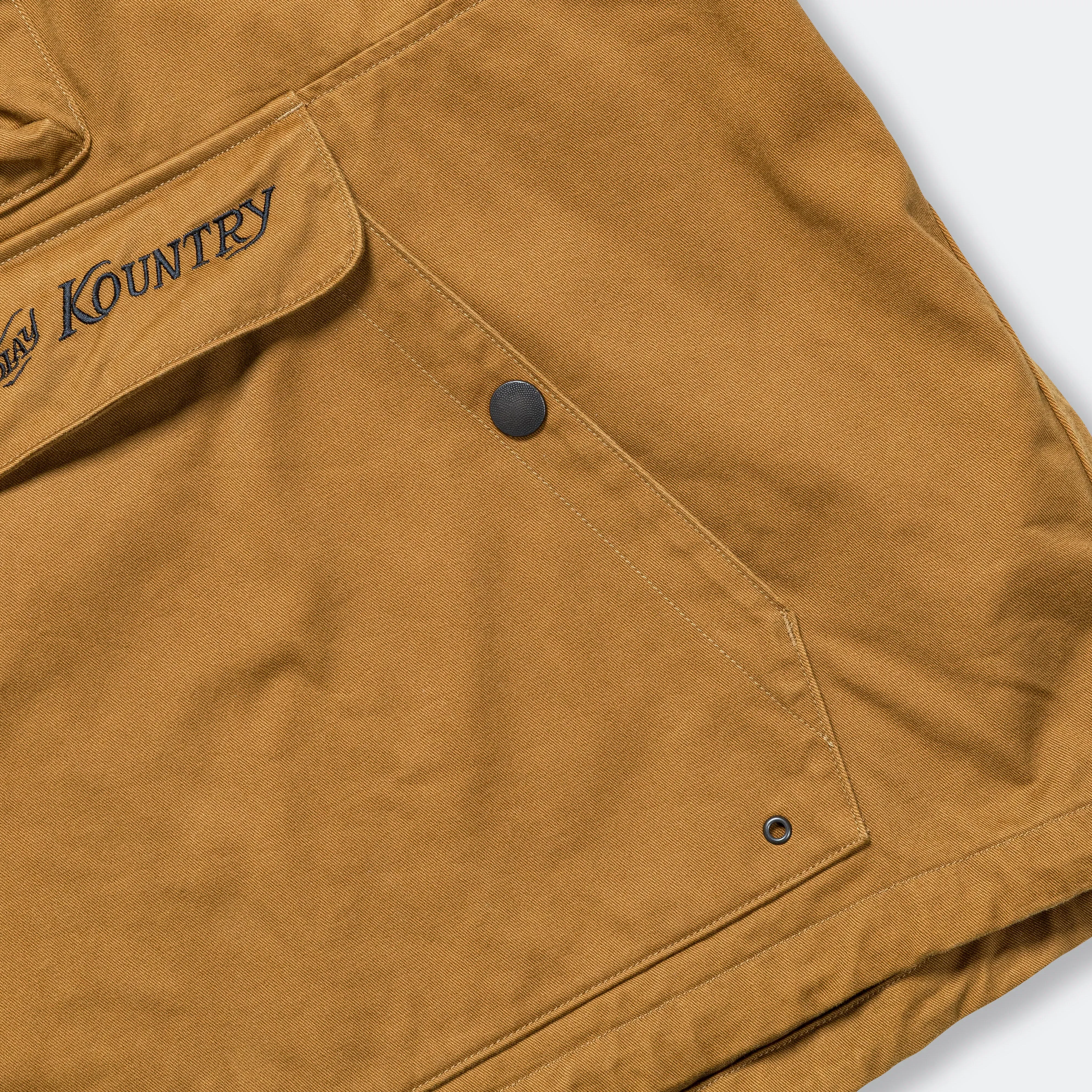 KAPITAL Chino NICKLE 6 Anorak(WORKING Embroidery) - Camel/Navy
