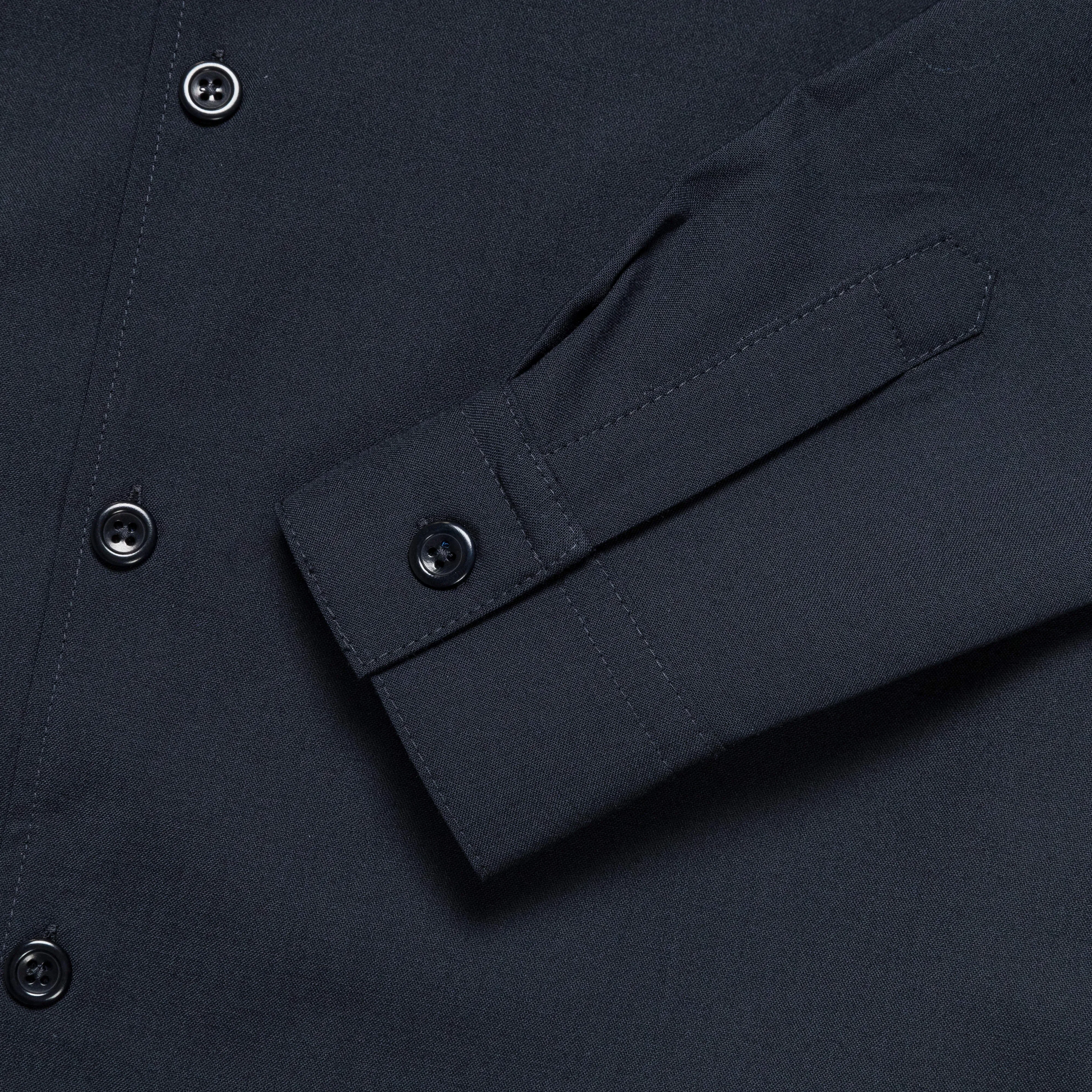 Norse Projects Carsten Light Wool Shirt - Dark Navy