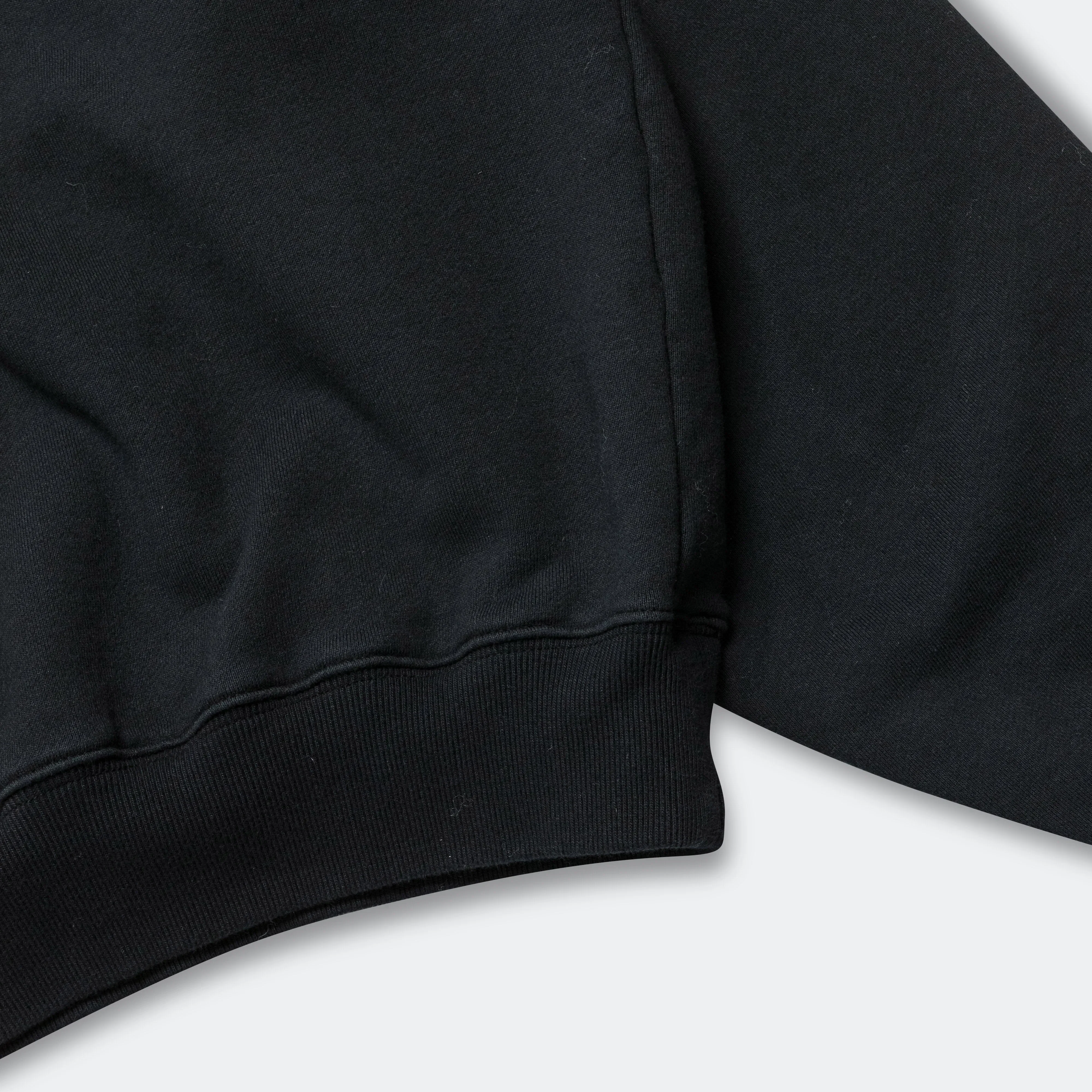 KAPITAL 30/-SWT Knit DRAGON Hoodie SWT - Black