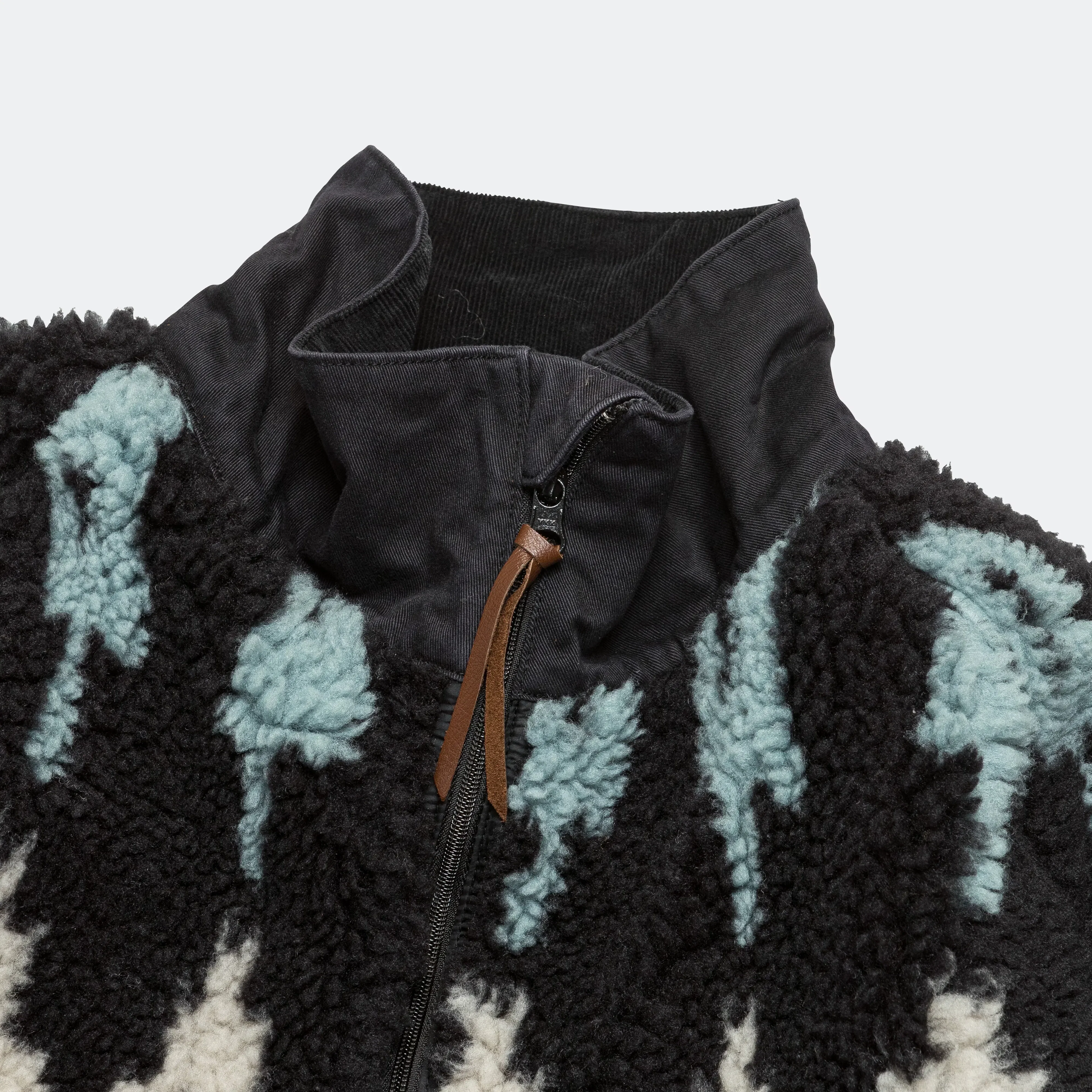 KAPITAL Chino × BOA Fleece NORDIC Anorak - Black