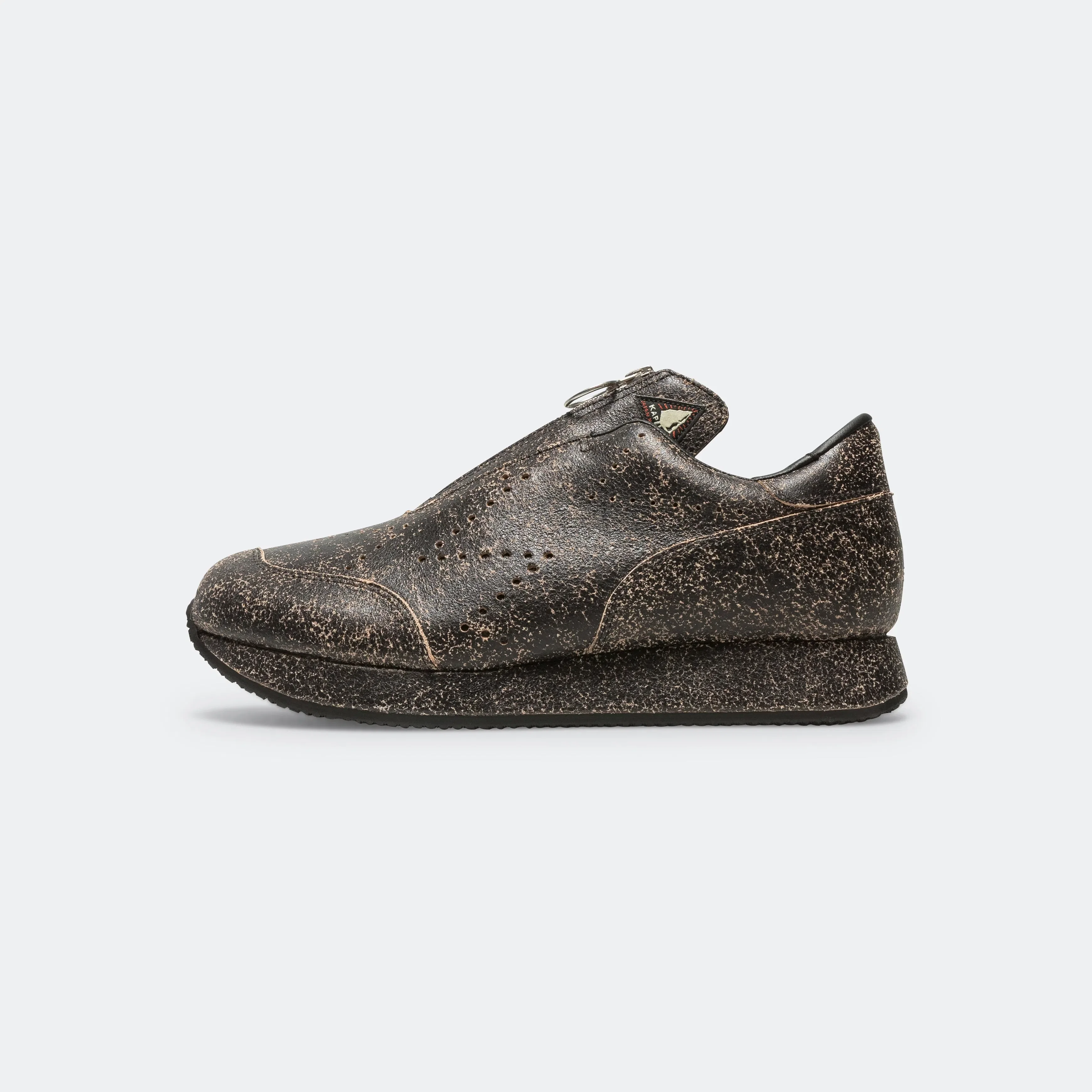 KAPITAL Crack Leather SPARROW Sneaker - Black