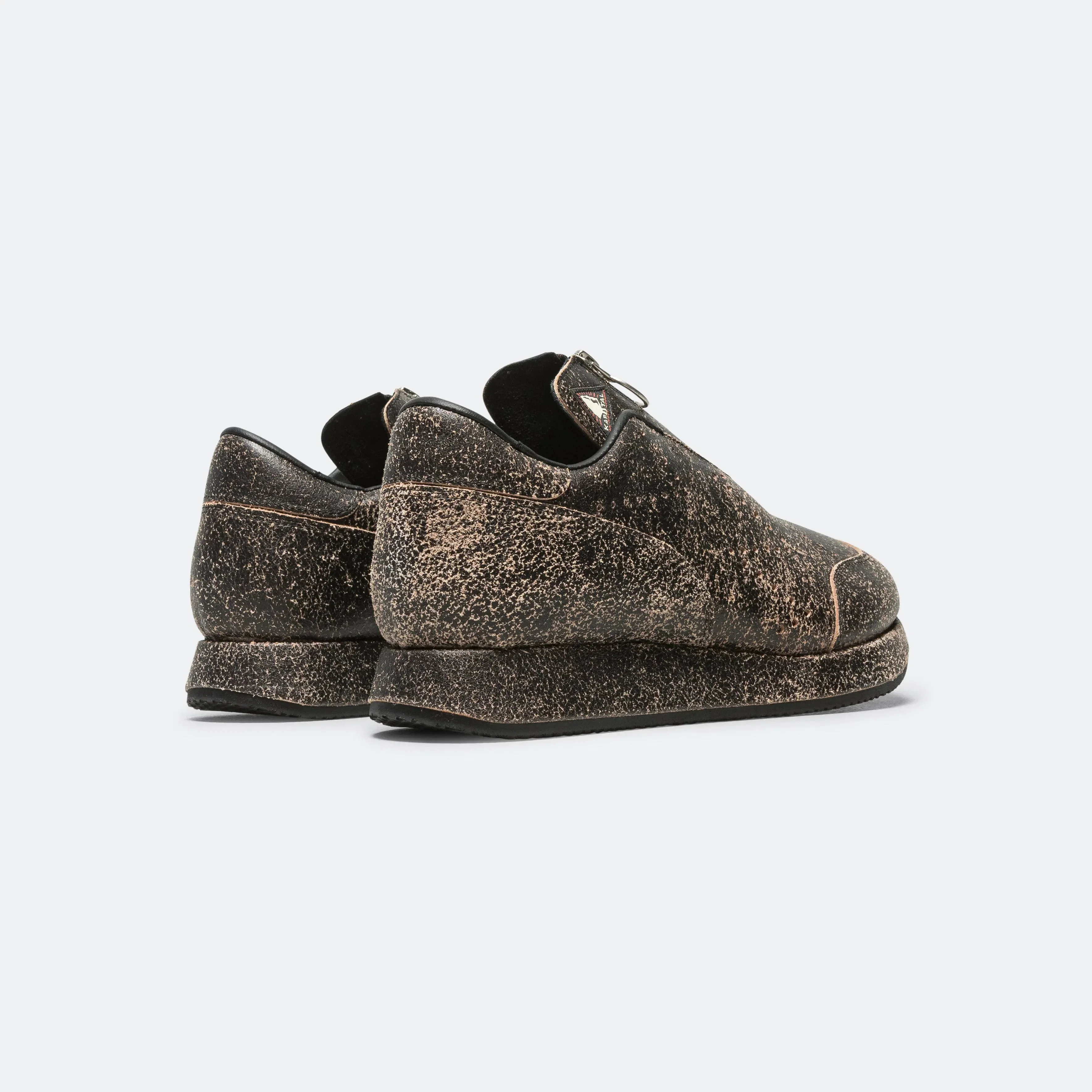 KAPITAL Crack Leather SPARROW Sneaker - Black