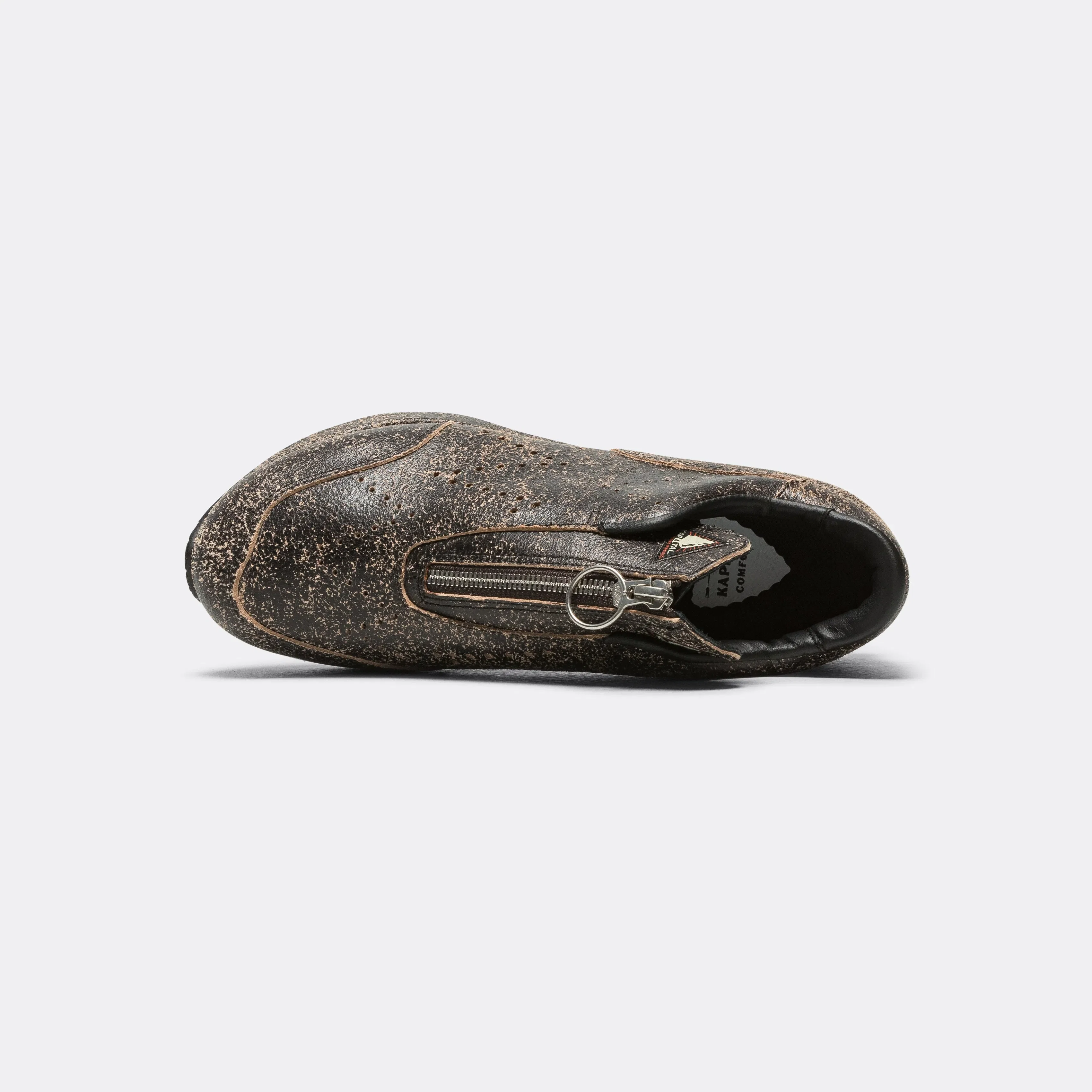 KAPITAL Crack Leather SPARROW Sneaker - Black