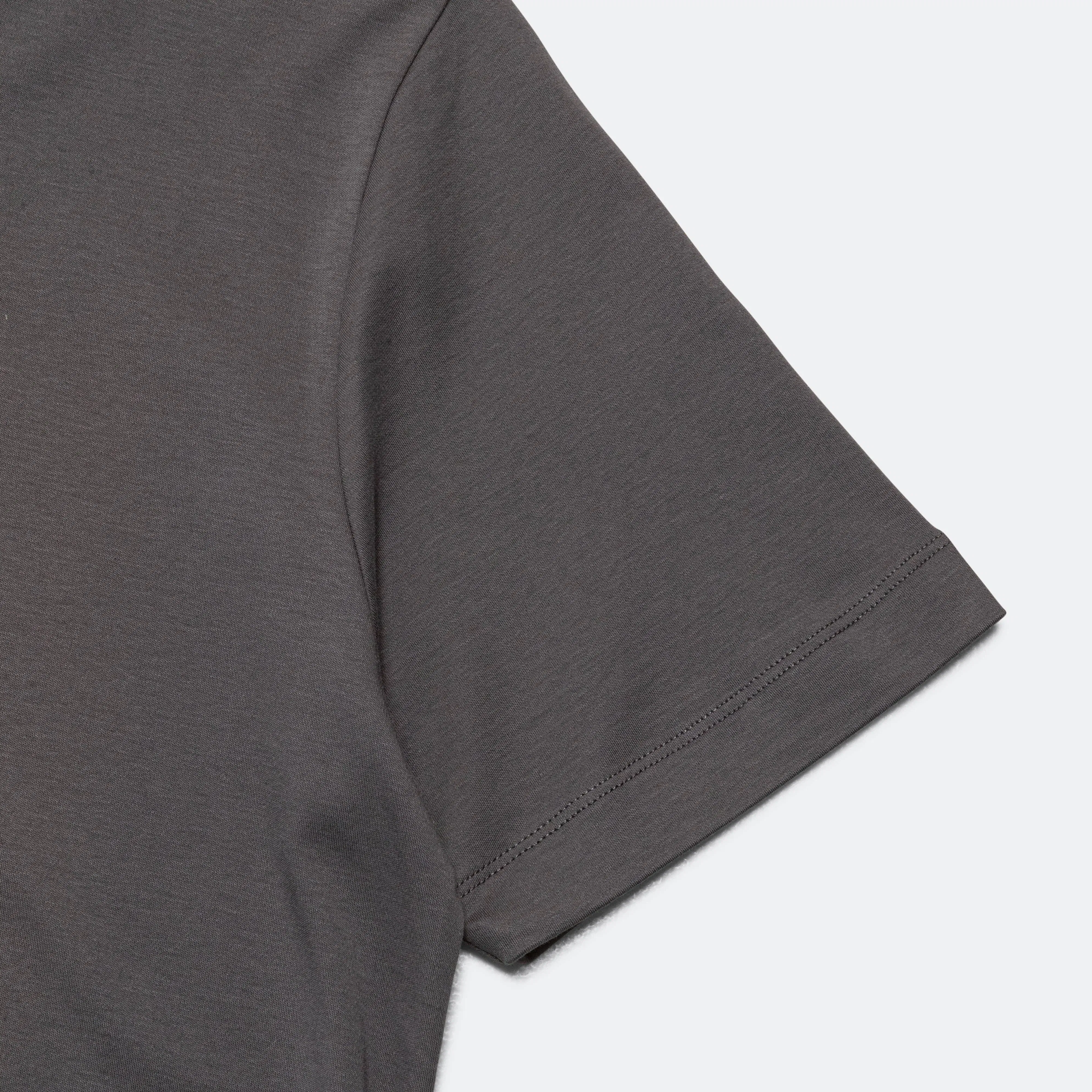 Norse Projects Jakob Organic Interlock Jersey Print 2 - Battleship Grey