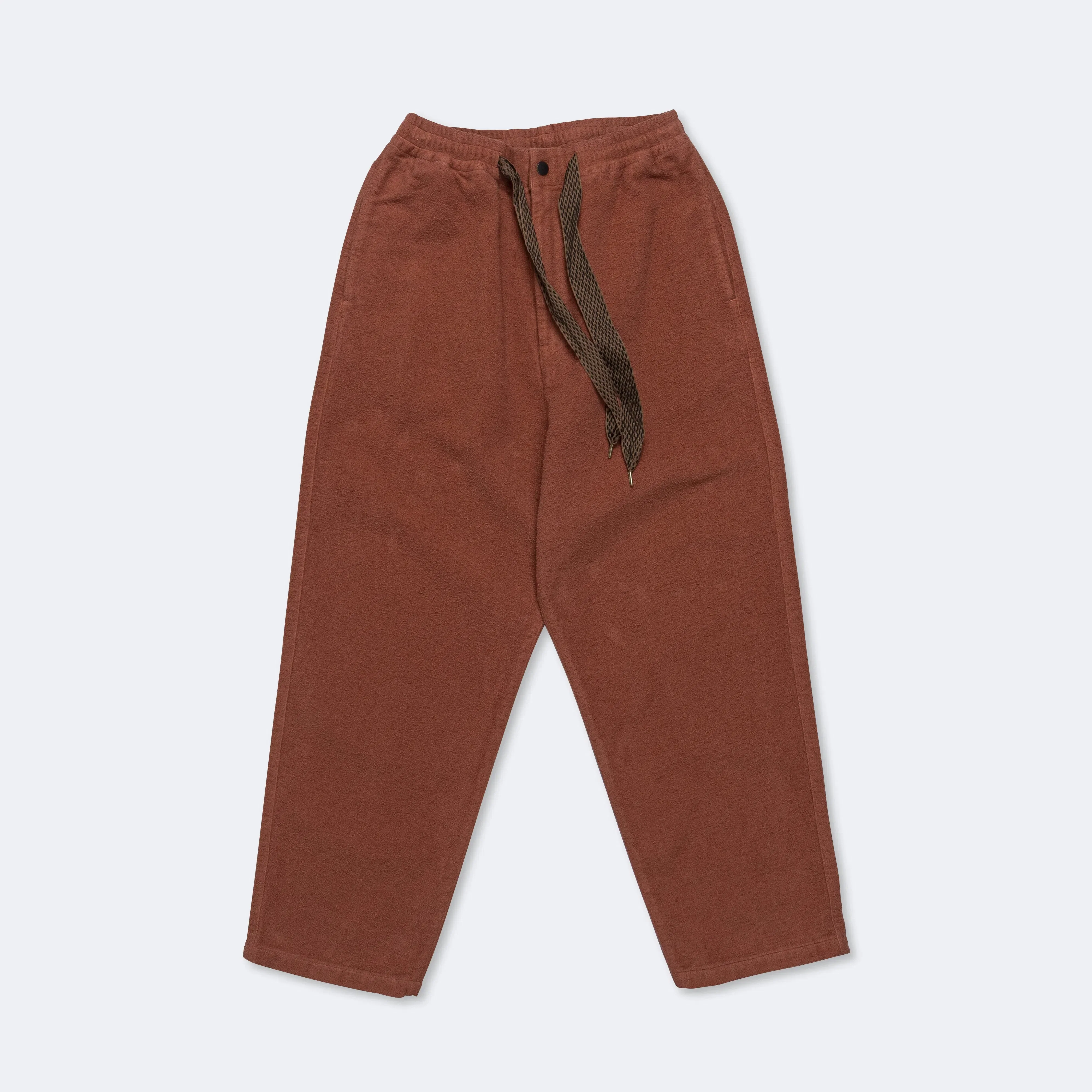 KAPITAL Napped Heat-Corduroy EASY Pants - Soho Brick
