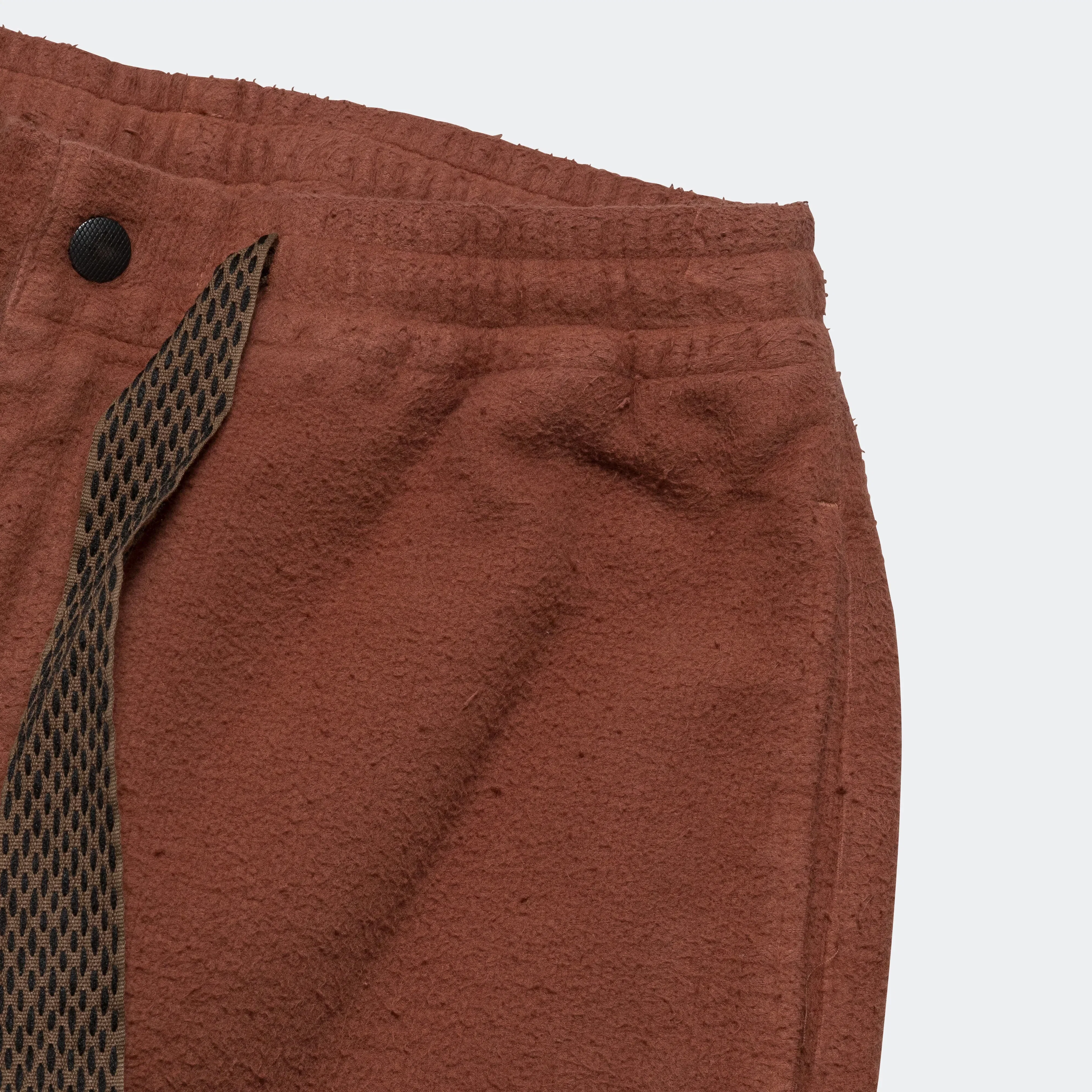 KAPITAL Napped Heat-Corduroy EASY Pants - Soho Brick
