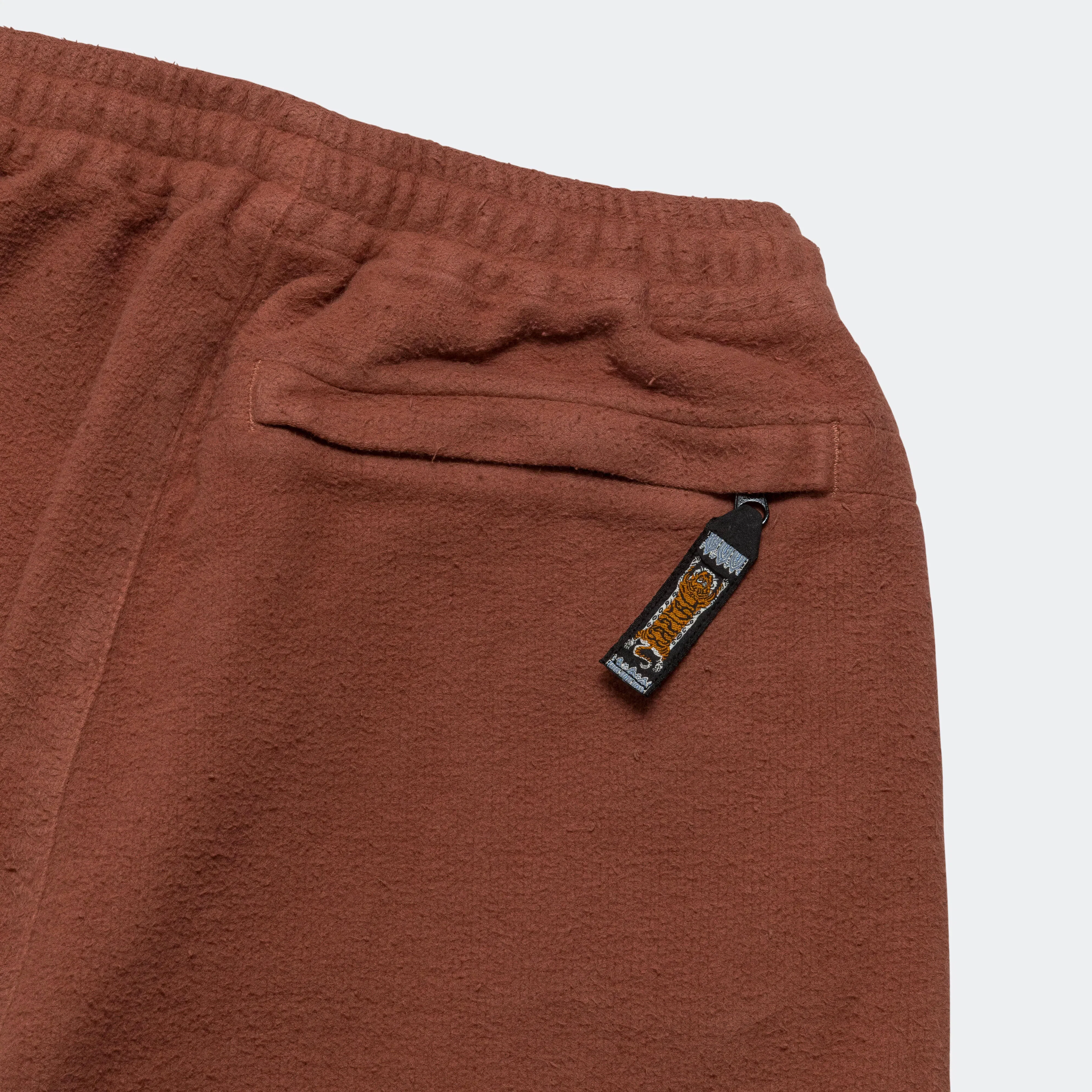 KAPITAL Napped Heat-Corduroy EASY Pants - Soho Brick